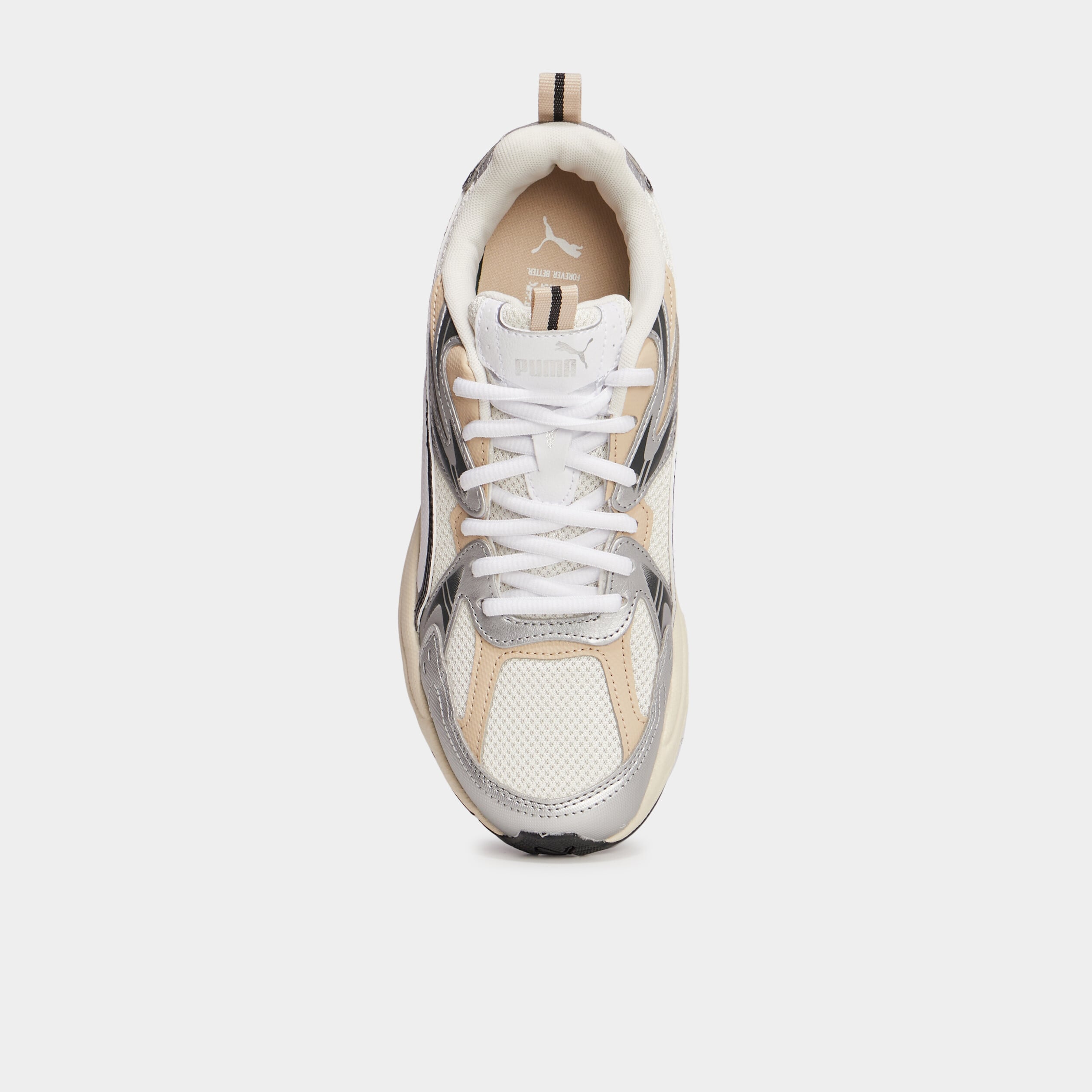 Baskets running Puma Milenio Tech gris argent femme