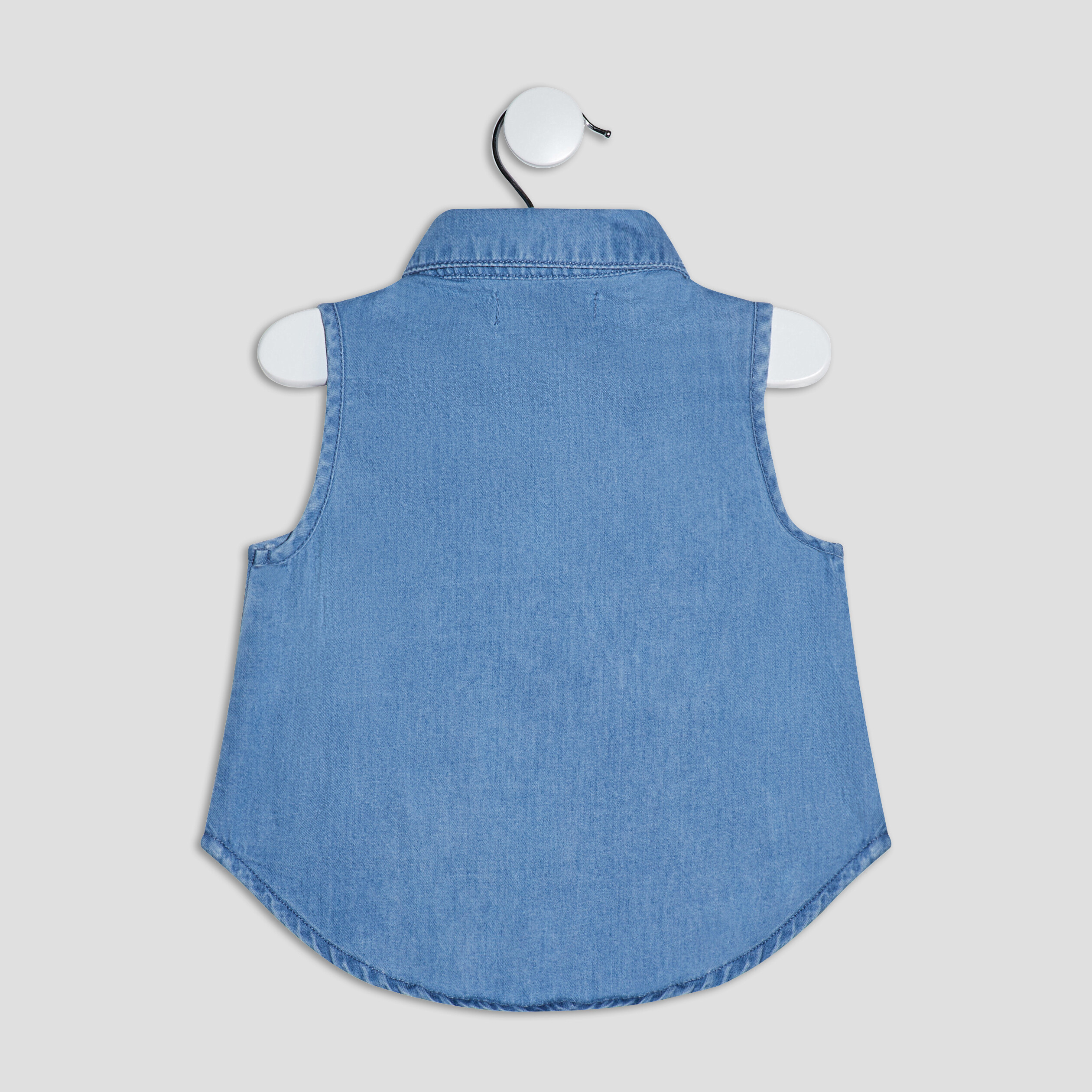 Ensemble 3 pièces denim stone bébé fille