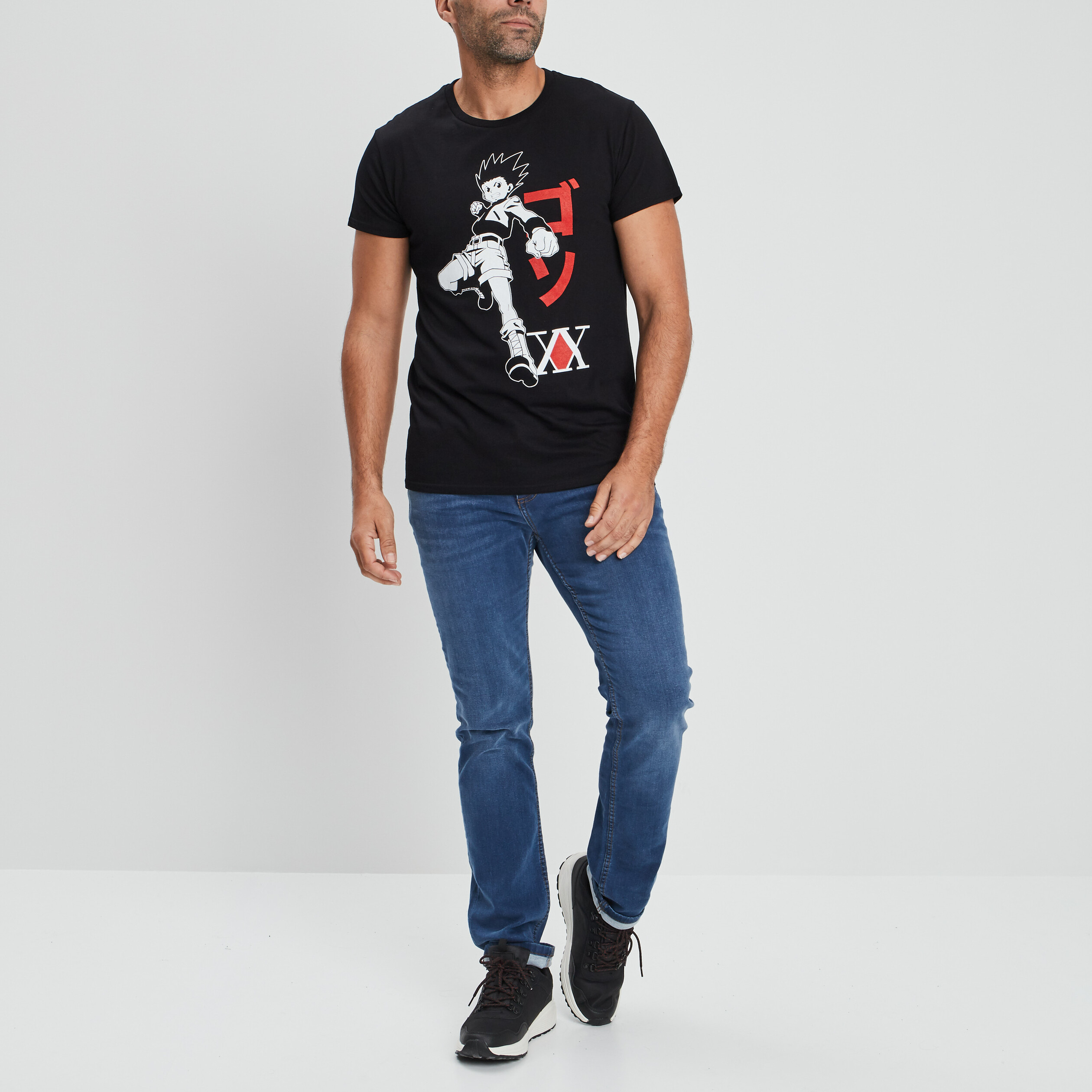 t shirt hunter x hunter noir homme T-shirt Hunter X Hunter noir homme