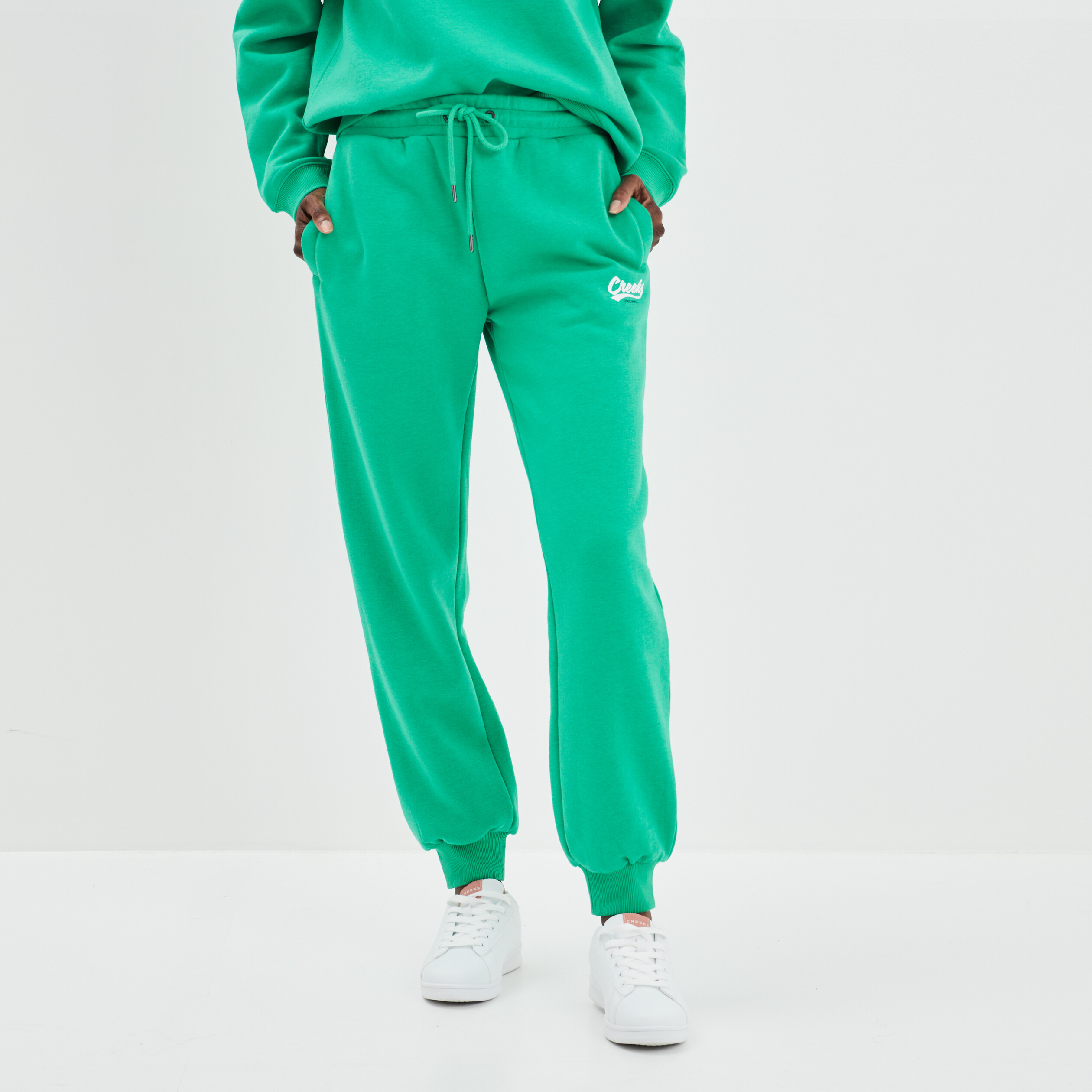 Pantalon Jogging Femme Vert