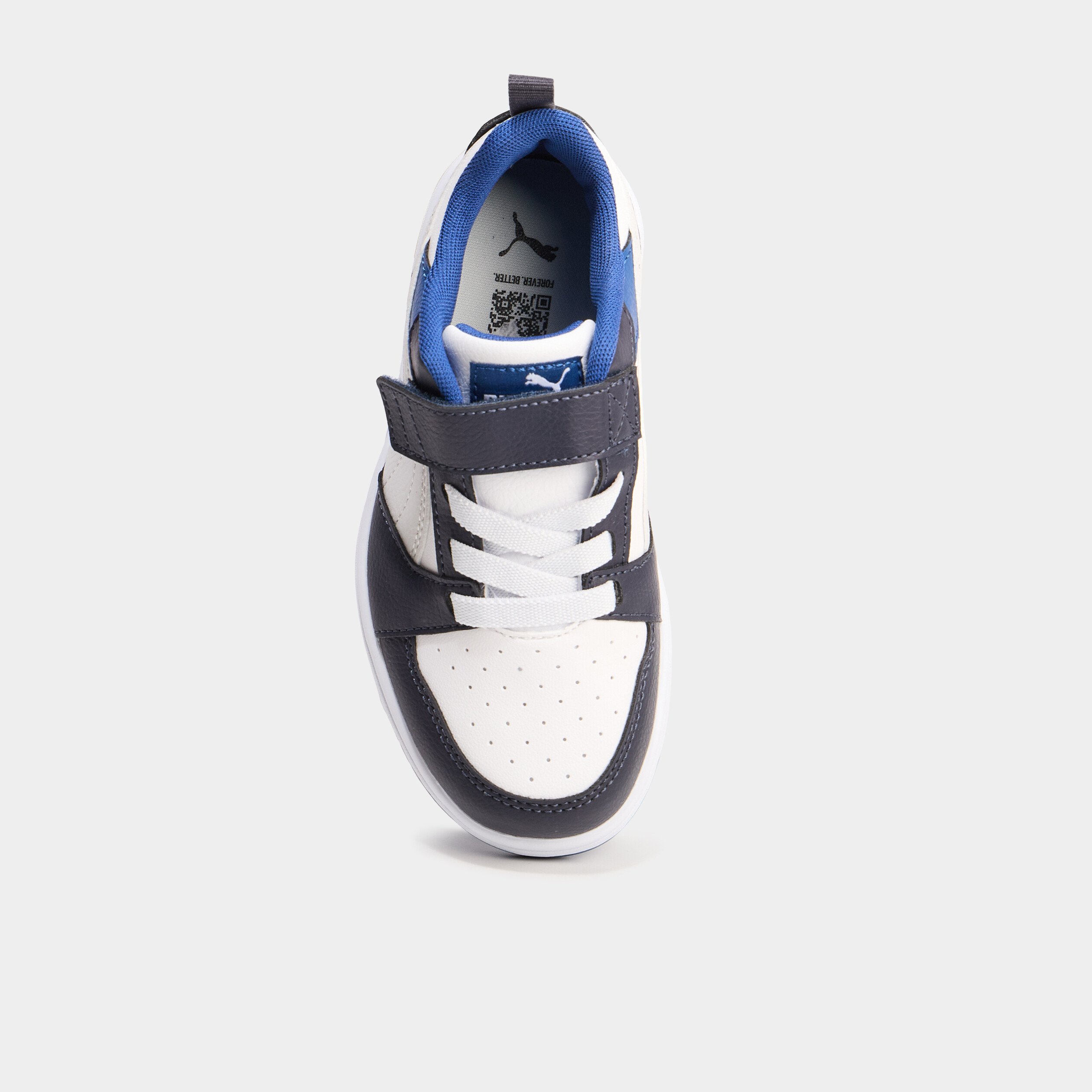 tennis basses a lacets puma v6 bleu fonce garcon Tennis basses à lacets Puma V6 bleu foncé garçon