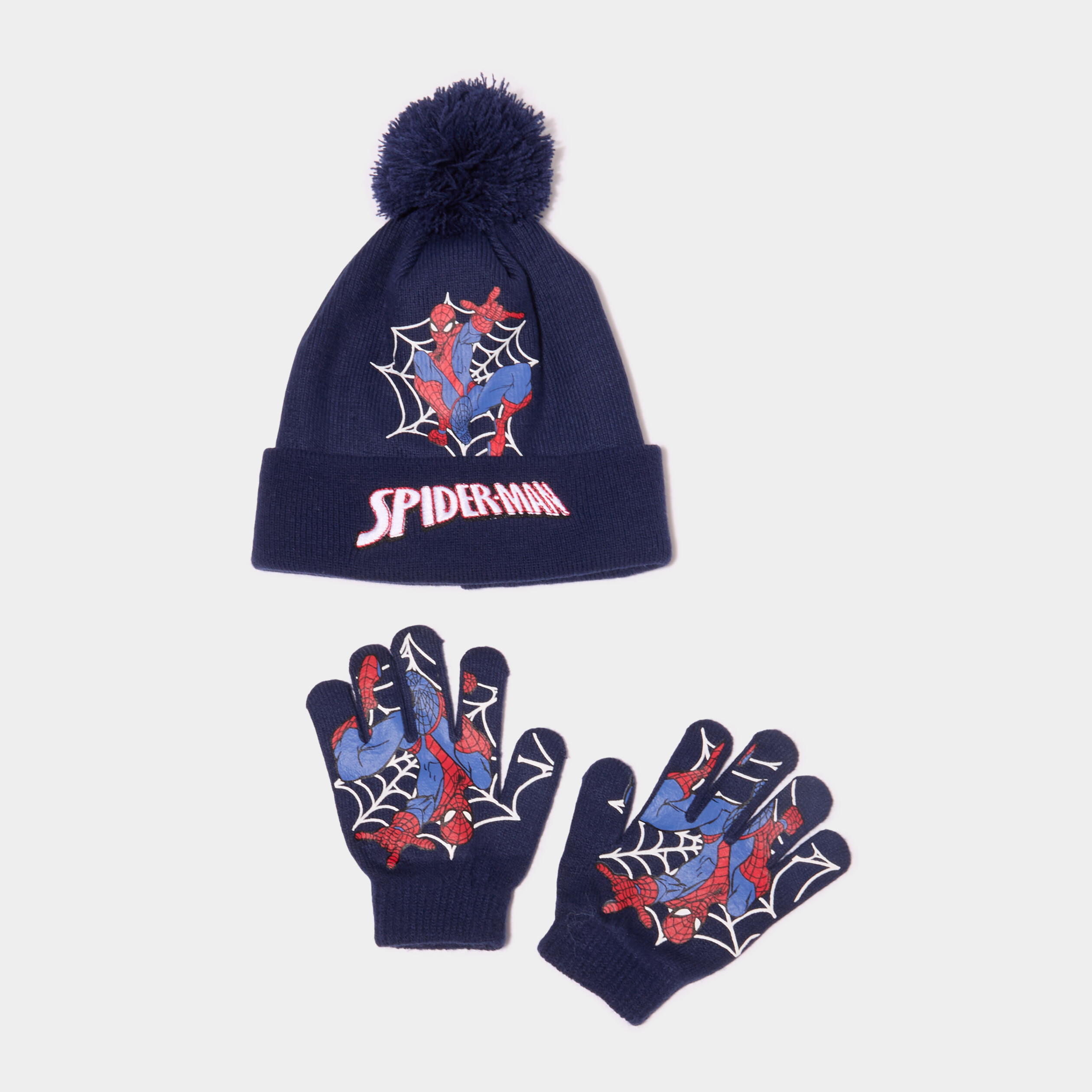 Ensemble bonnet et gants Spider-Man multicolore gar&ccedil;on