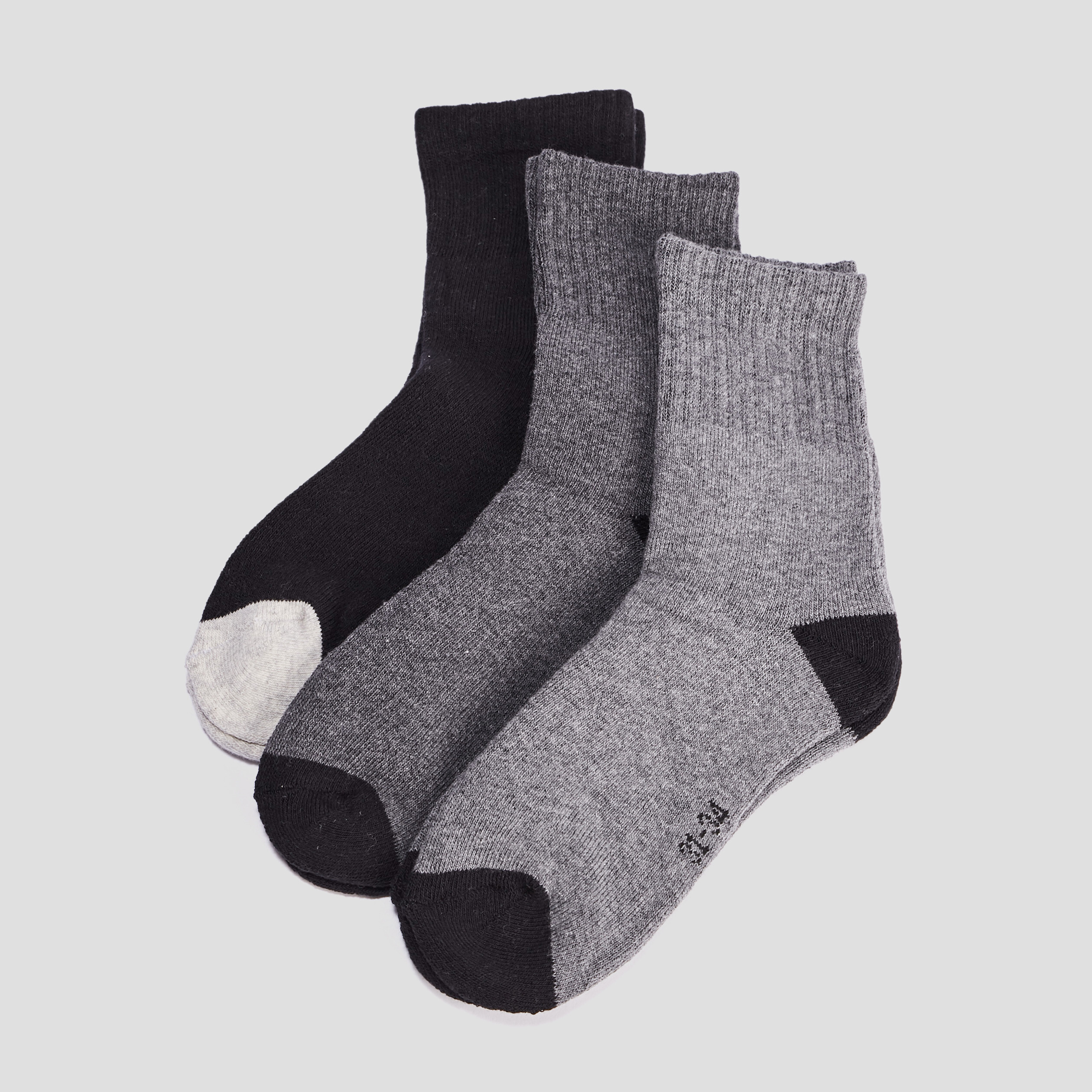 lot 3 paires chaussettes gris garcon Lot 3 paires chaussettes gris garçon