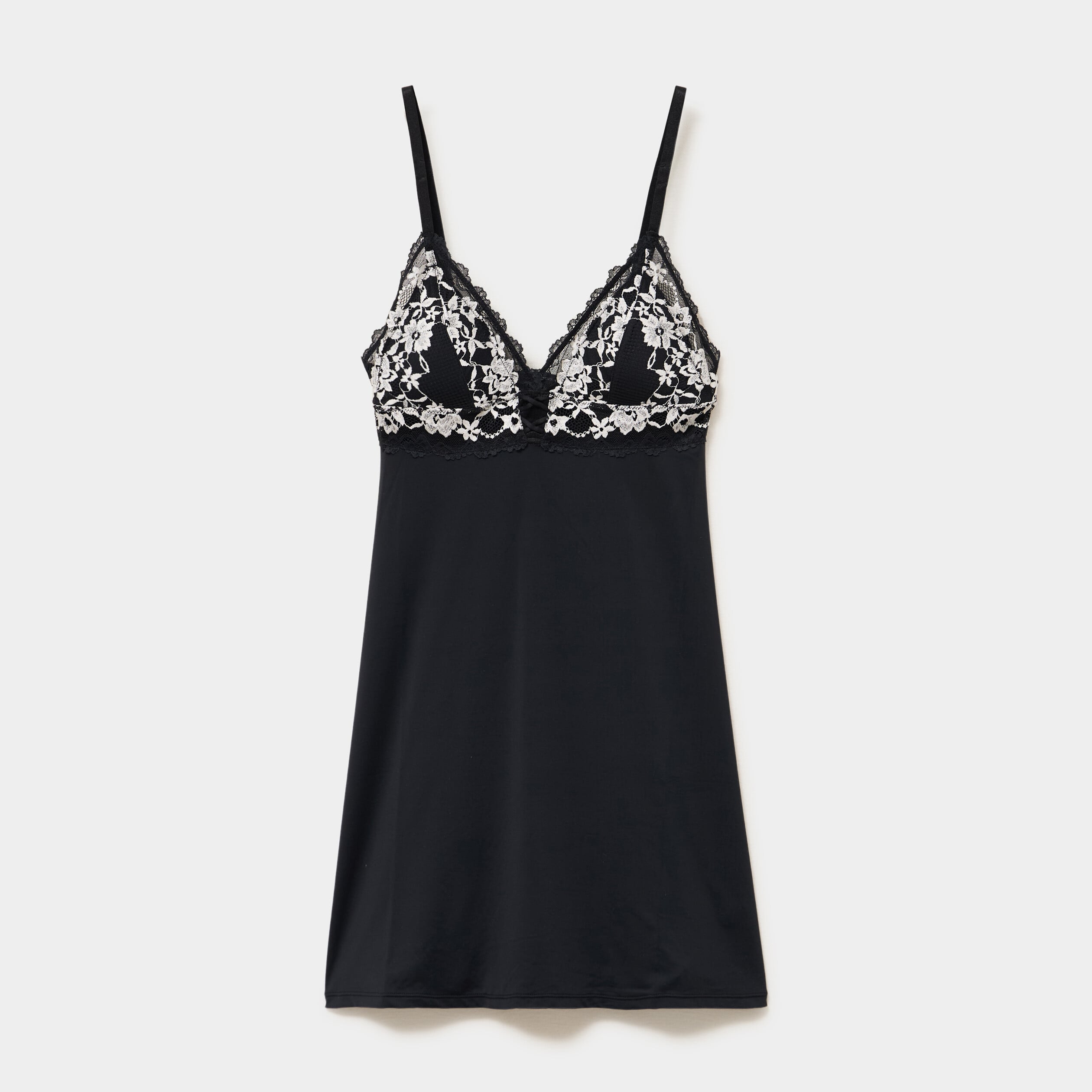 Nuisette avec dentelle noir femme