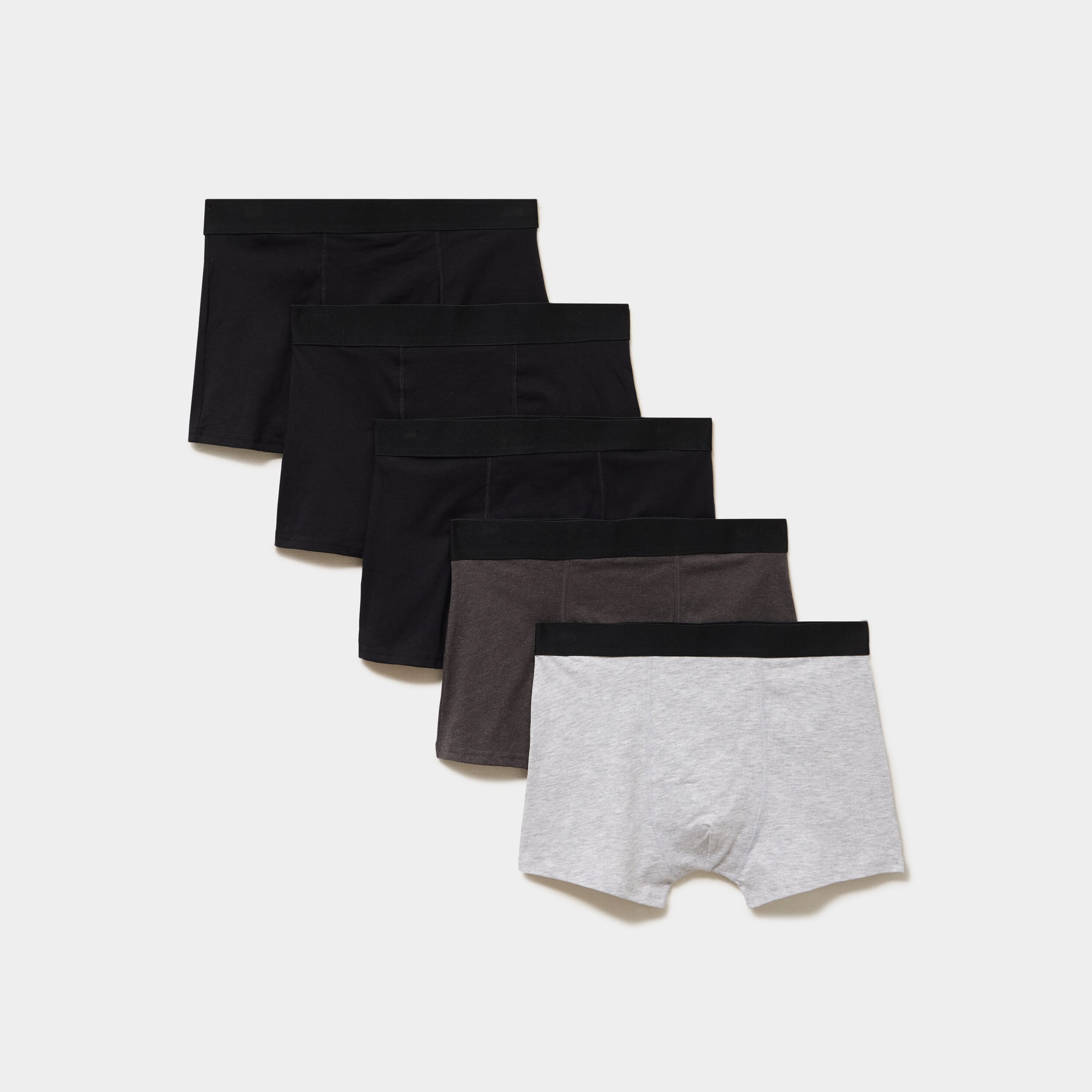 Lot 5 boxers gris homme