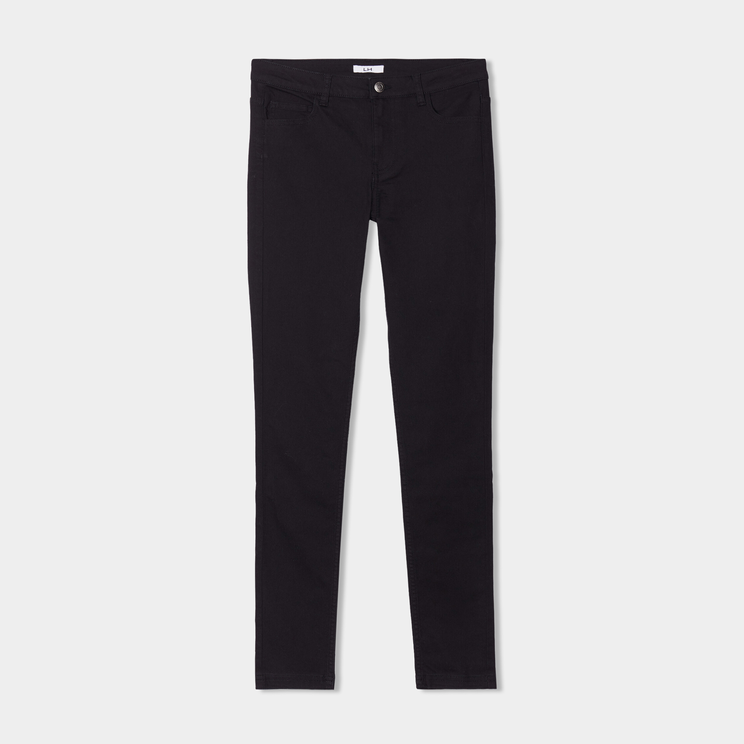 pantalon slim taille standard noir femme Pantalon slim taille standard noir femme