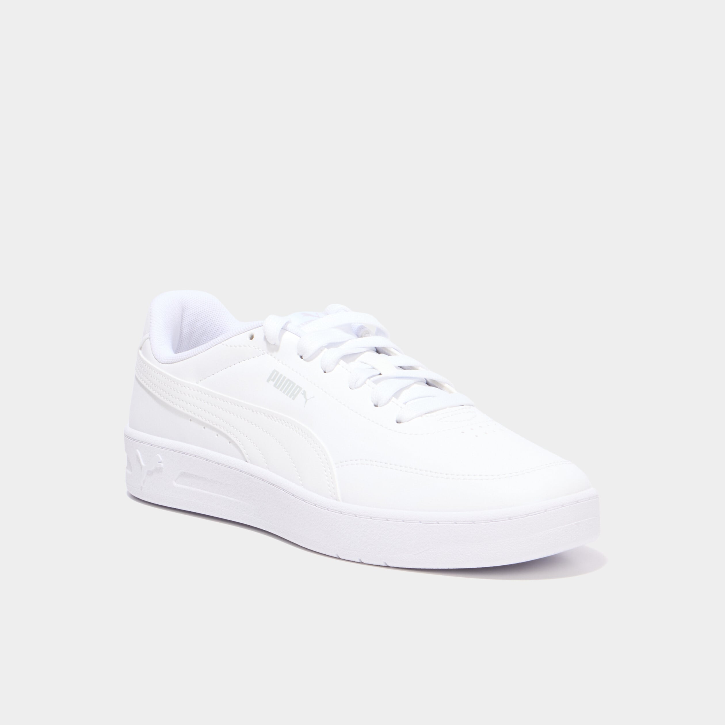 Tennis basses Puma Court Classic Clean blanc homme
