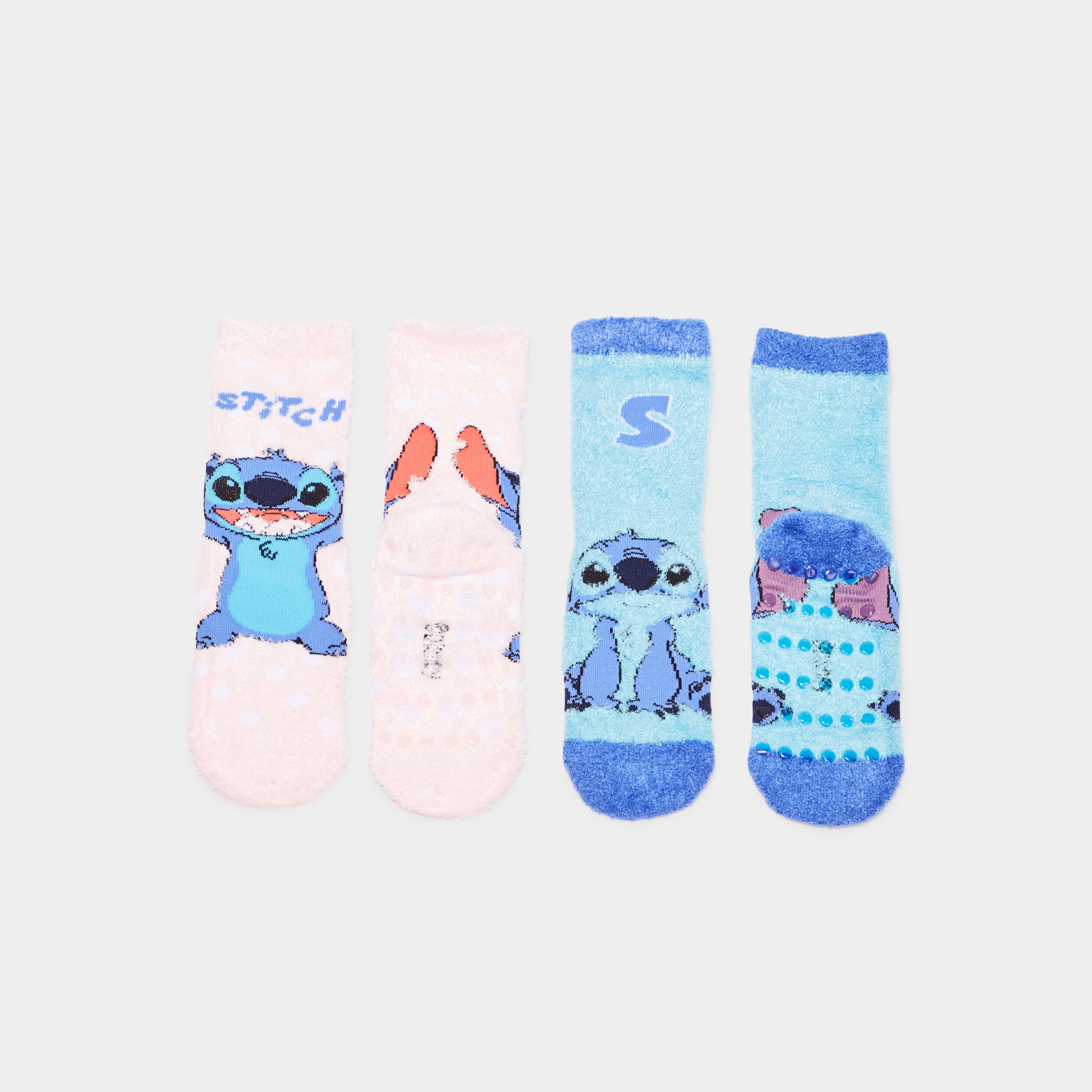 lot 2 paires chaussettes stitch multicolore fille Lot 2 paires chaussettes Stitch multicolore fille