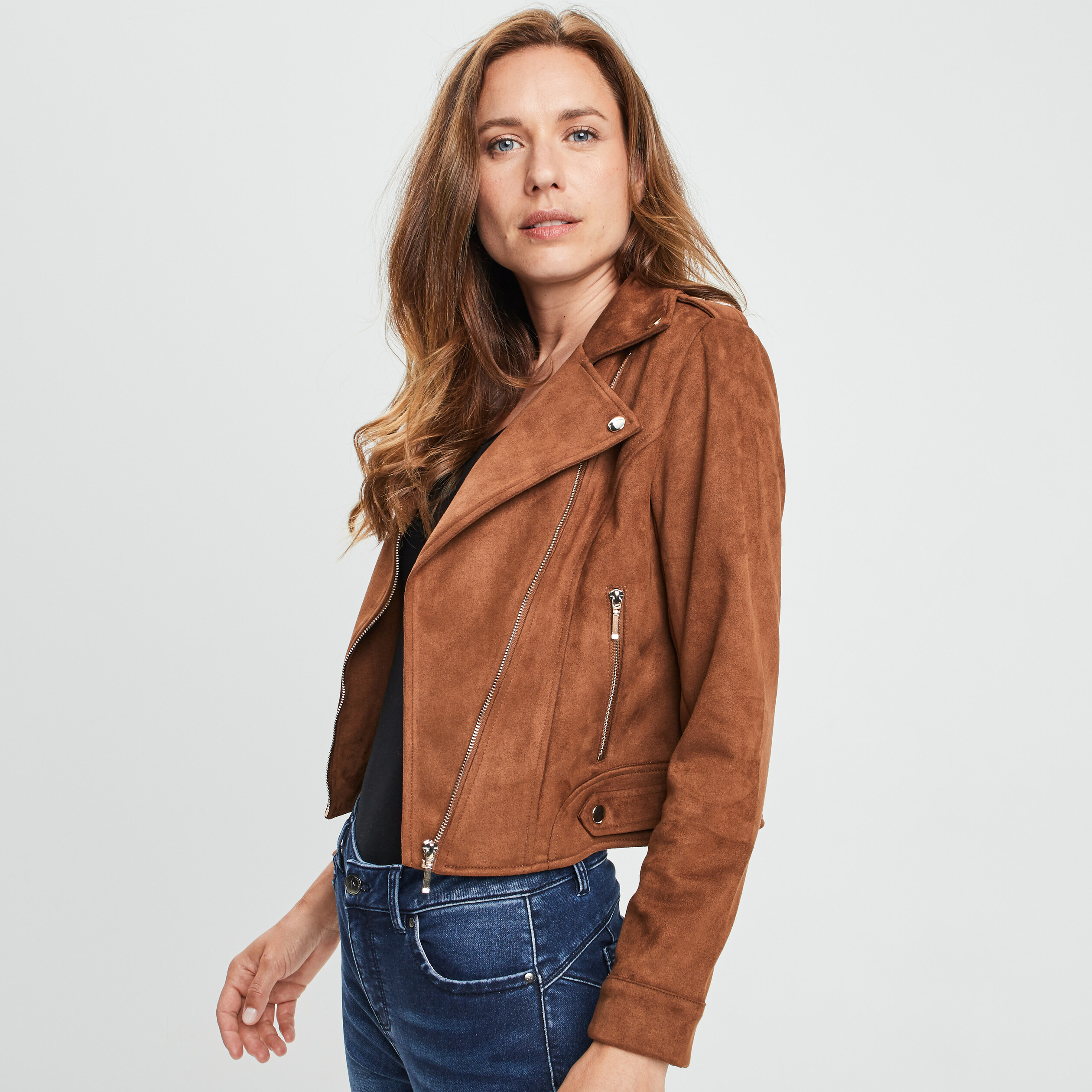 Veste Courte Veste Camel Femme Pas Cher Veste Courte Suedine Femme