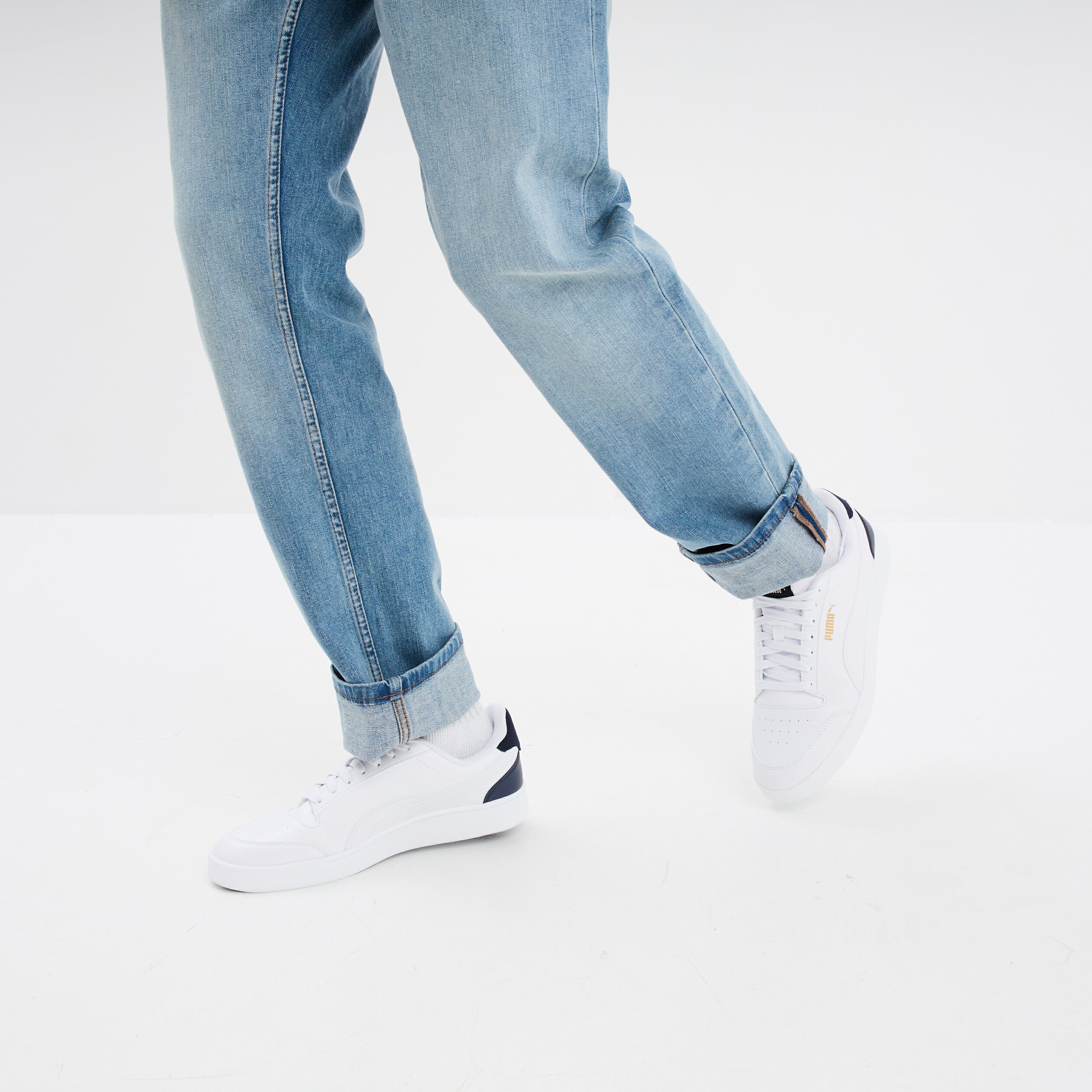 Tennis Puma Shuffle blanc homme