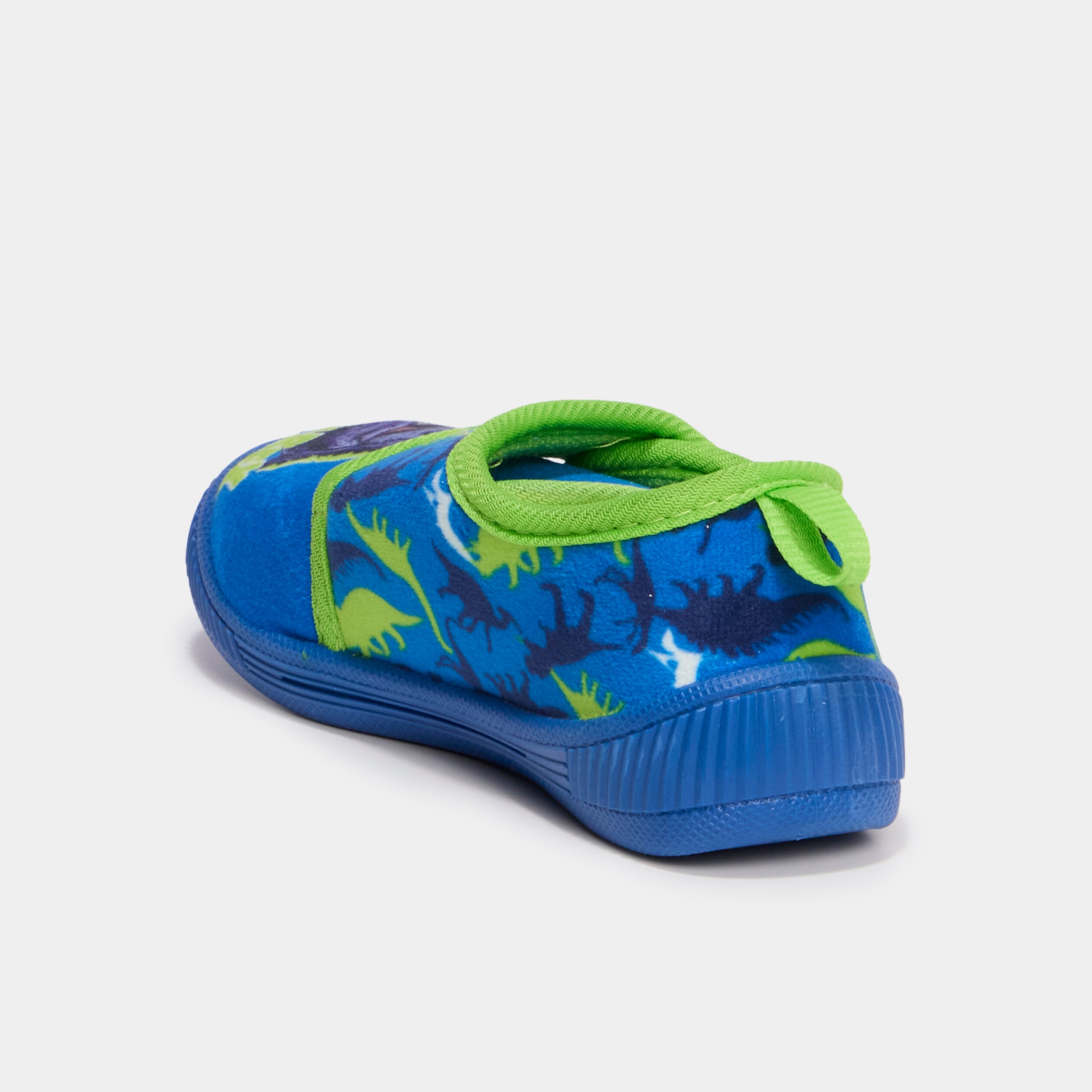 Chaussons &agrave; scratchs bleu gar&ccedil;on