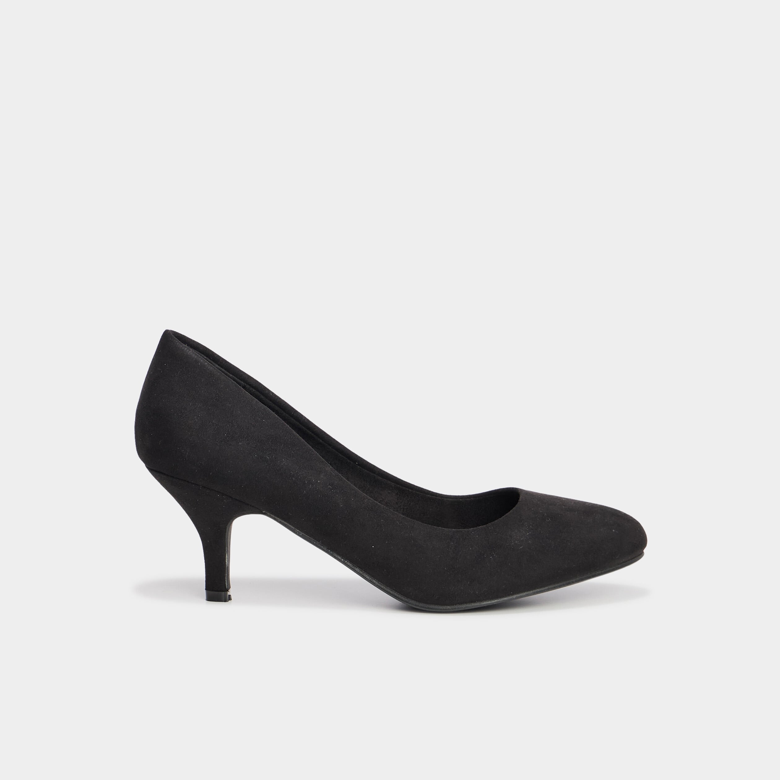 Escarpins &agrave; talons noir femme