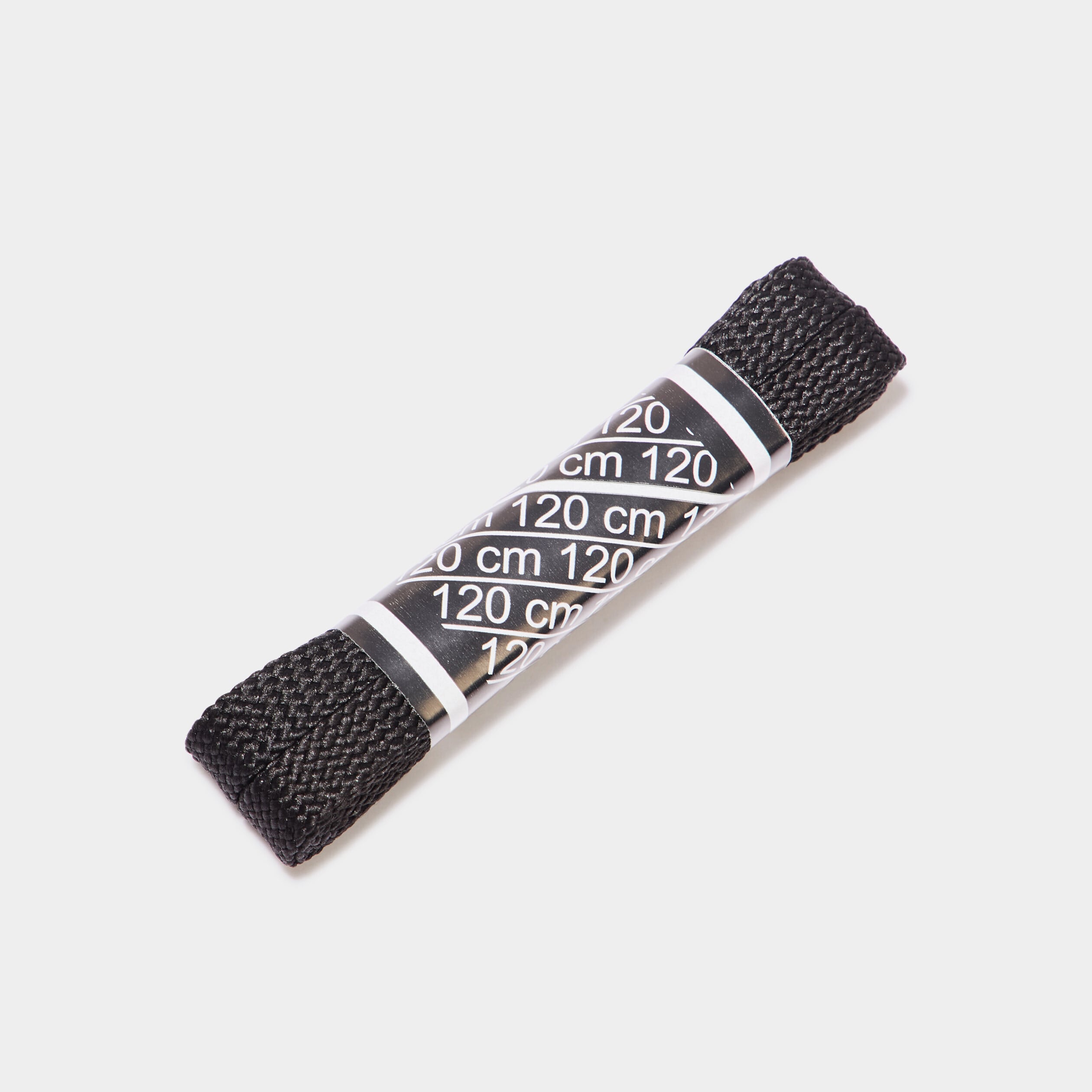 Lacet plat 120 cm Tawata noir mixte