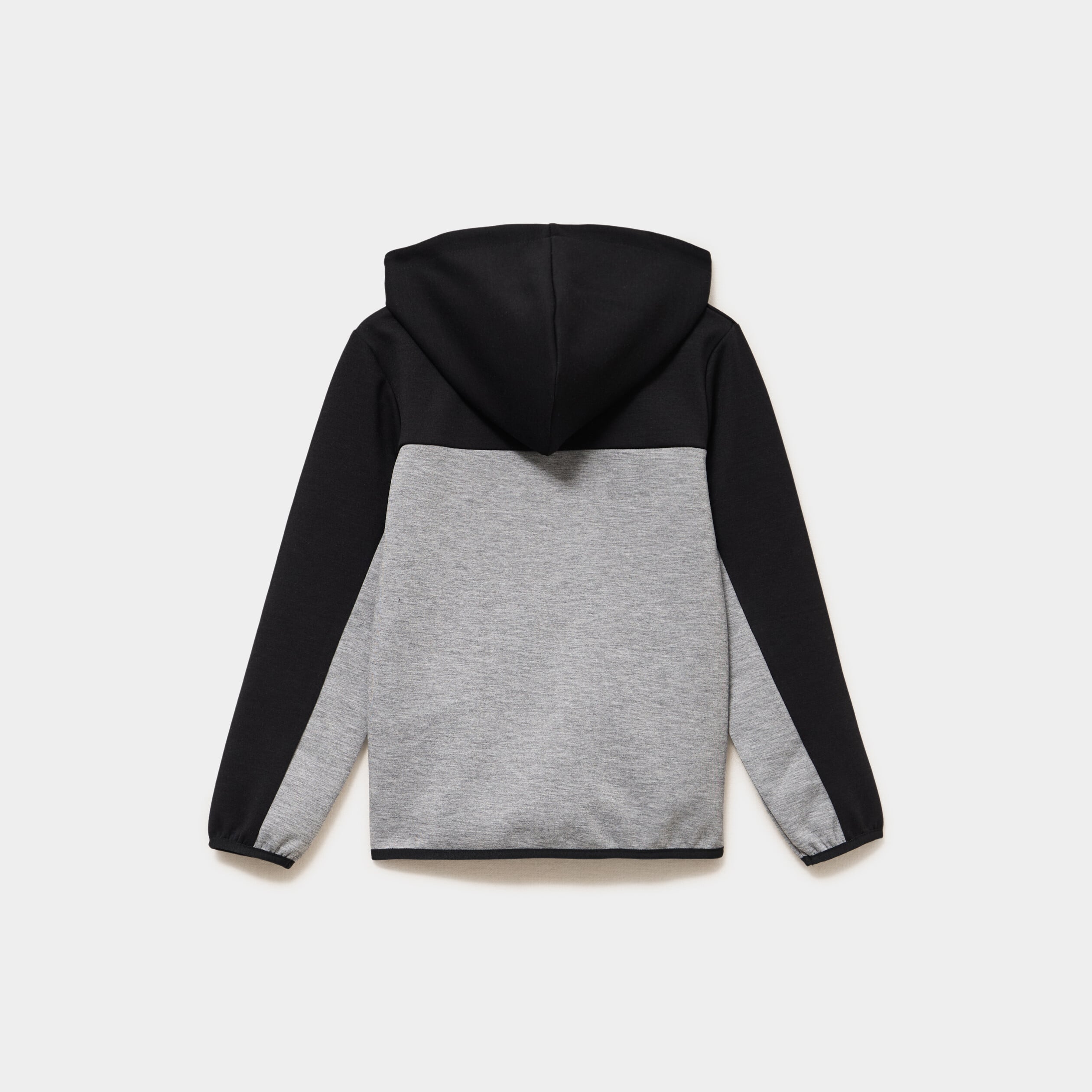 Sweat zipp&eacute; &agrave; capuche noir gar&ccedil;on