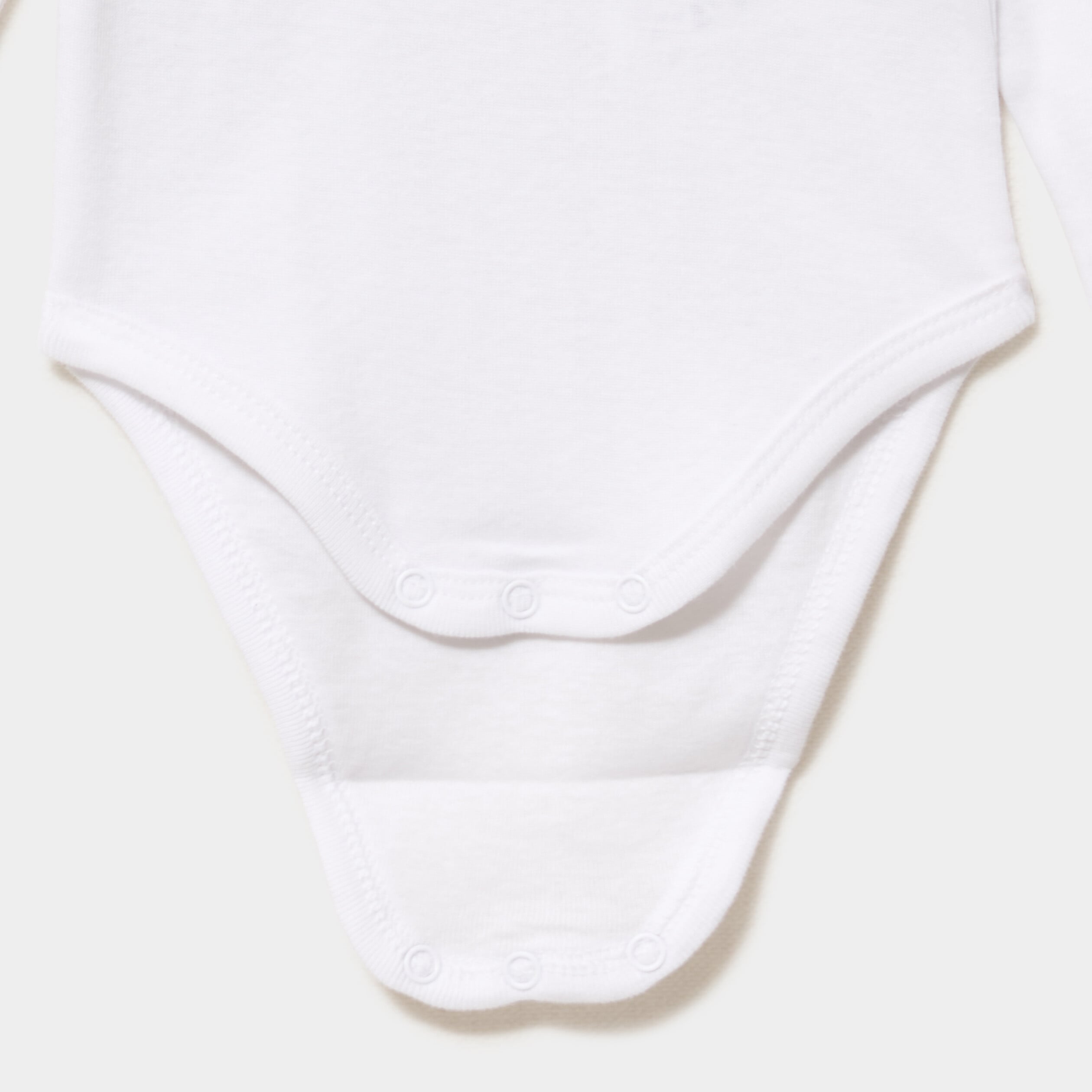 Lot 3 bodies US manches longues blanc b&eacute;b&eacute;