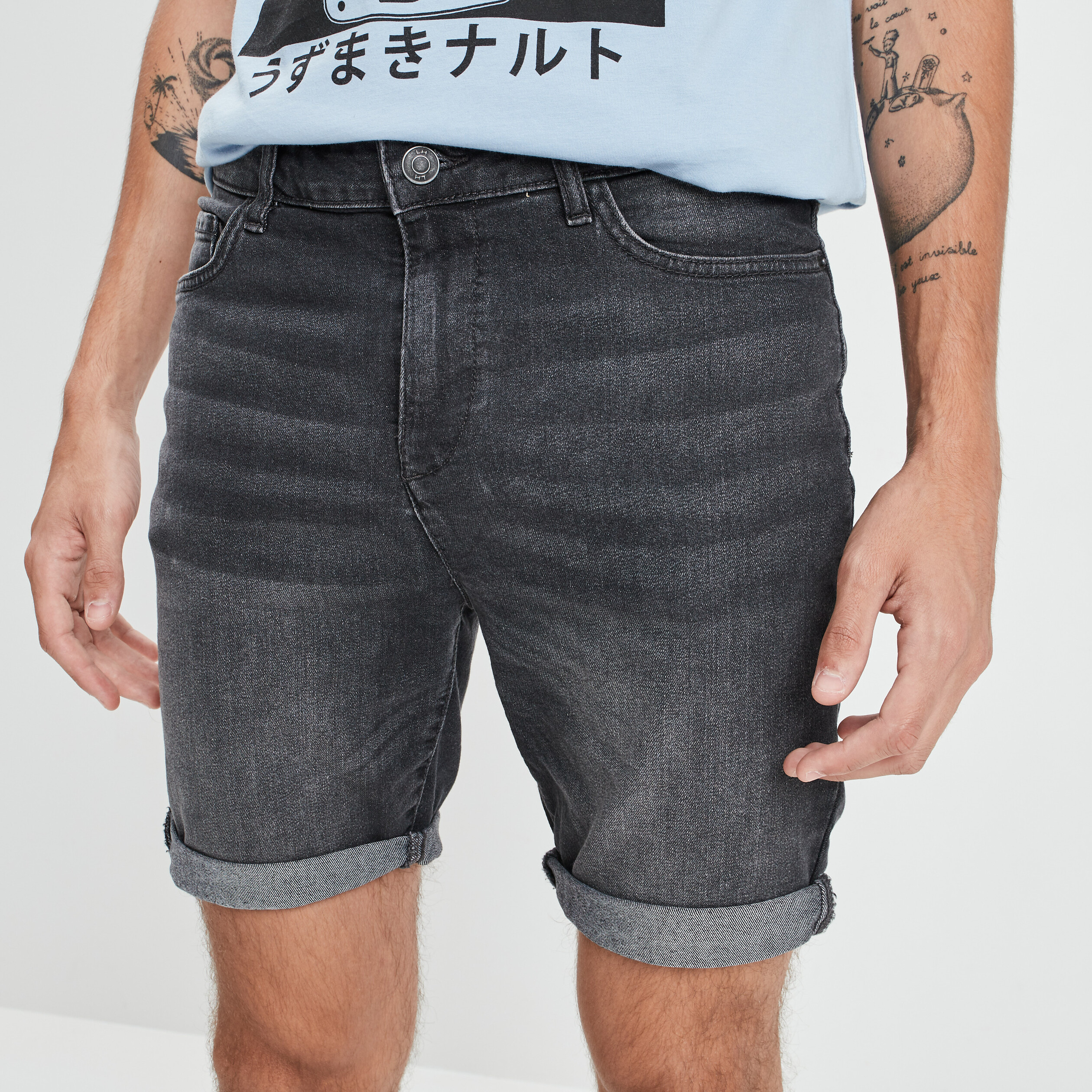 Bermuda shop gris homme