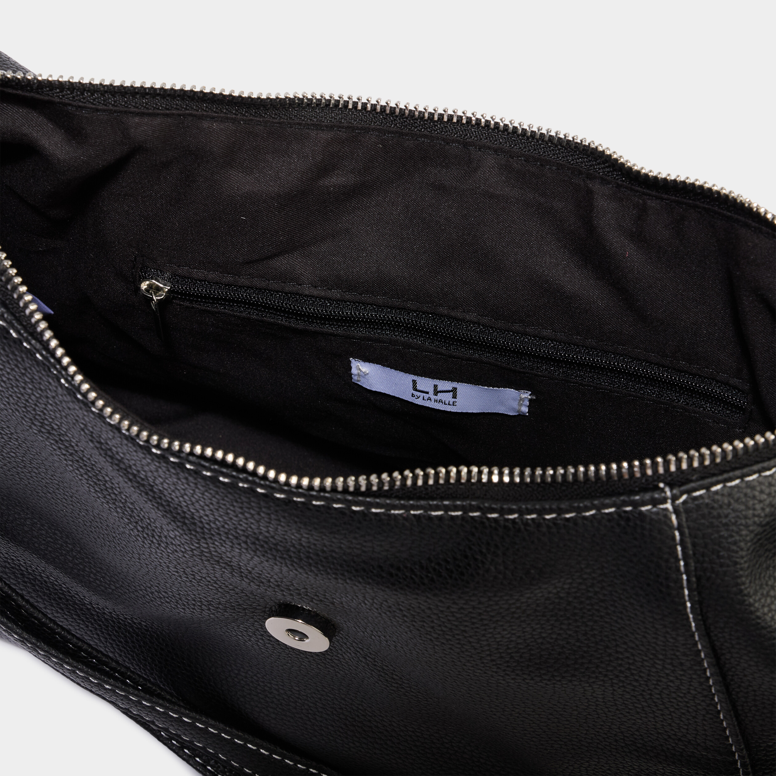 Sac port&eacute;-&eacute;paule rectangulaire noir femme