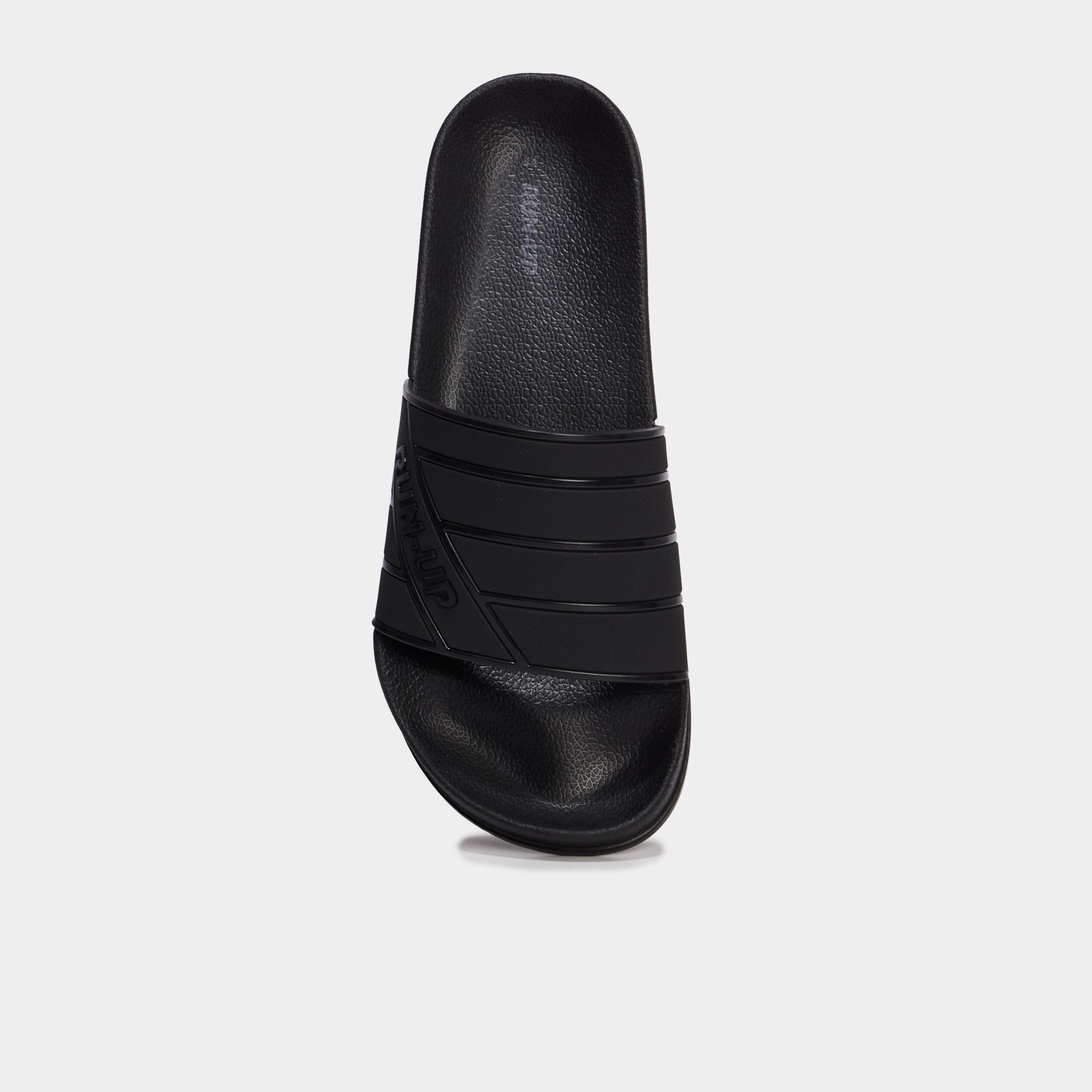 Mules &agrave; bride large bout rond noir homme
