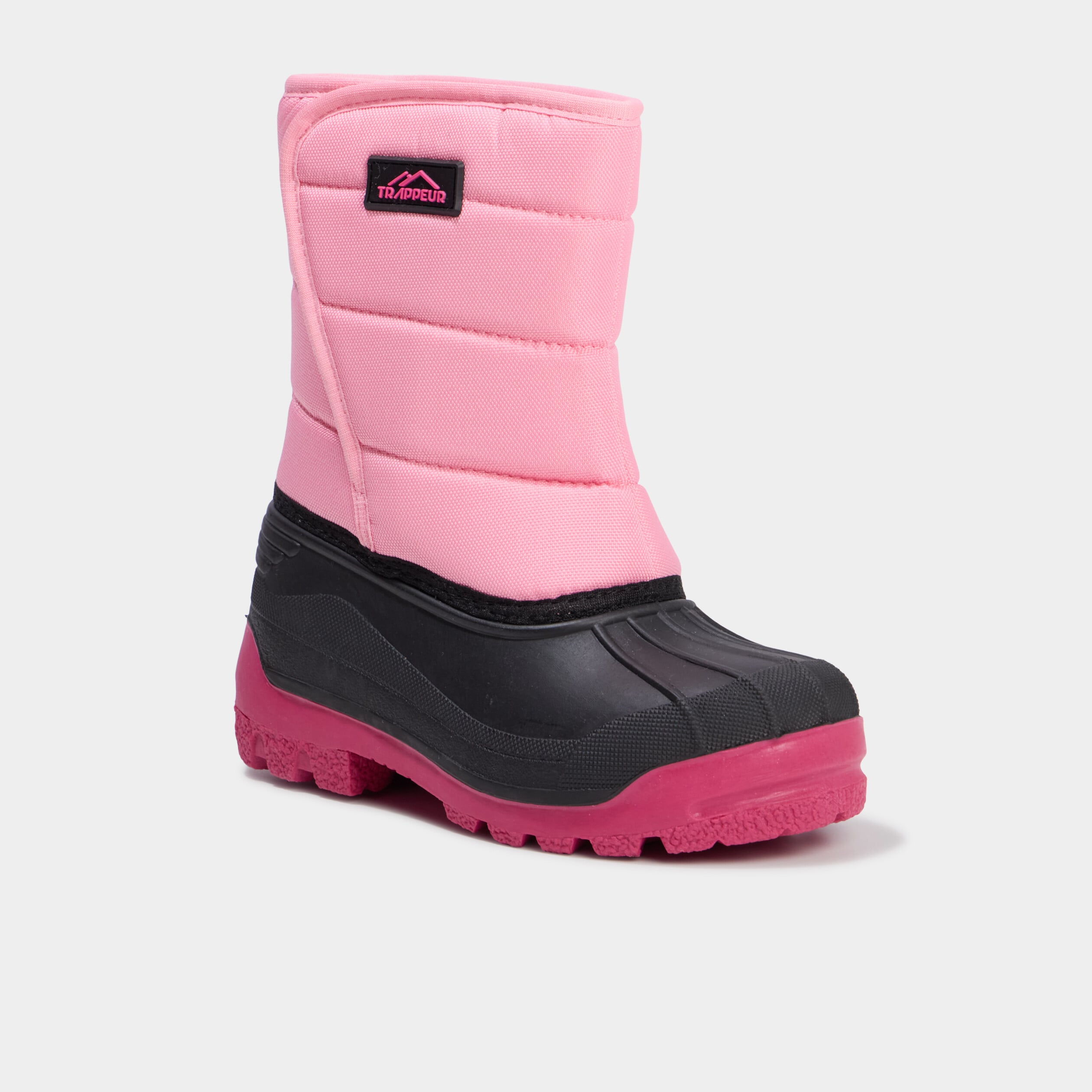 Bottes de neige fourr&eacute;es rose fille