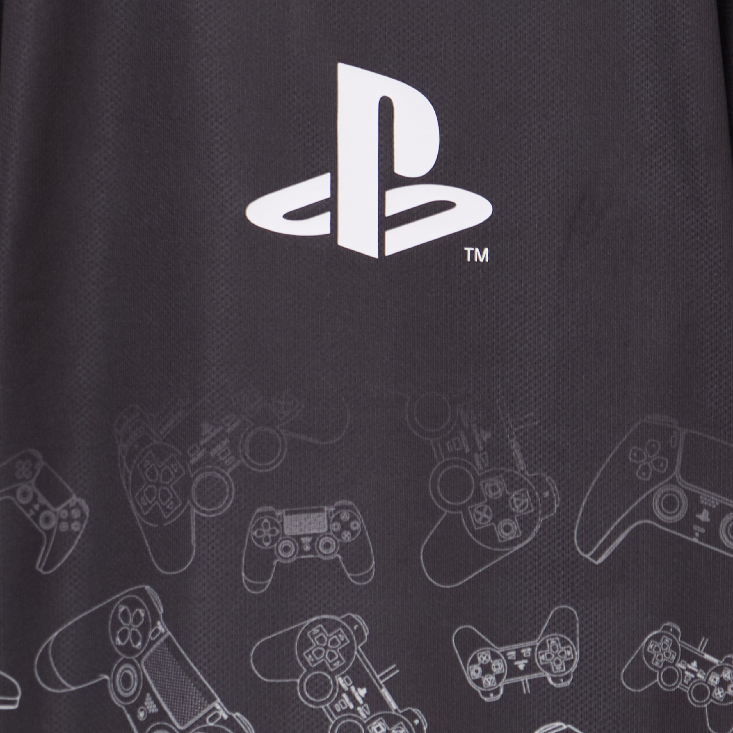 T-shirt manches courtes Playstation noir gar&ccedil;on