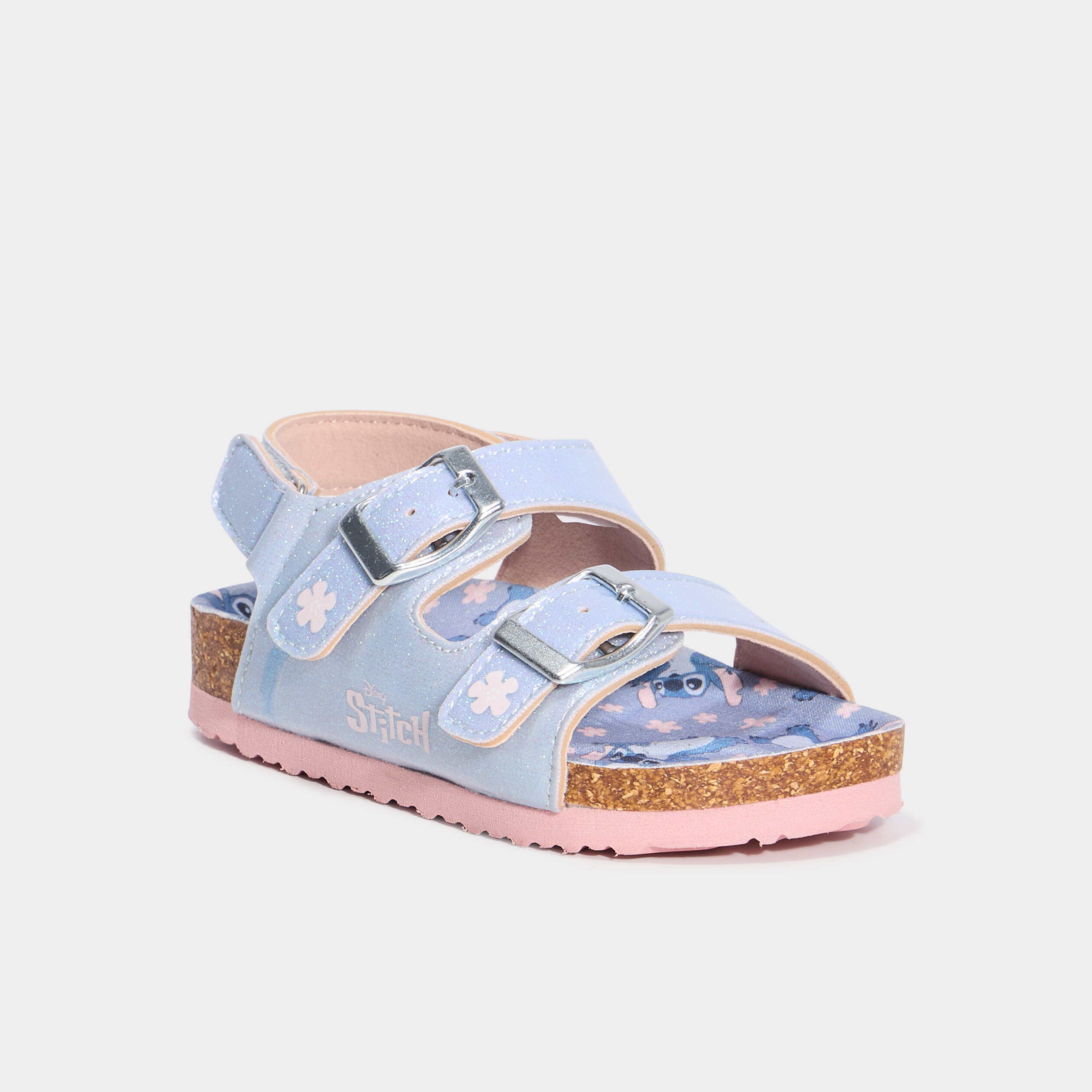 sandales a paillettes stitch bleu fille Sandales à paillettes Stitch bleu fille
