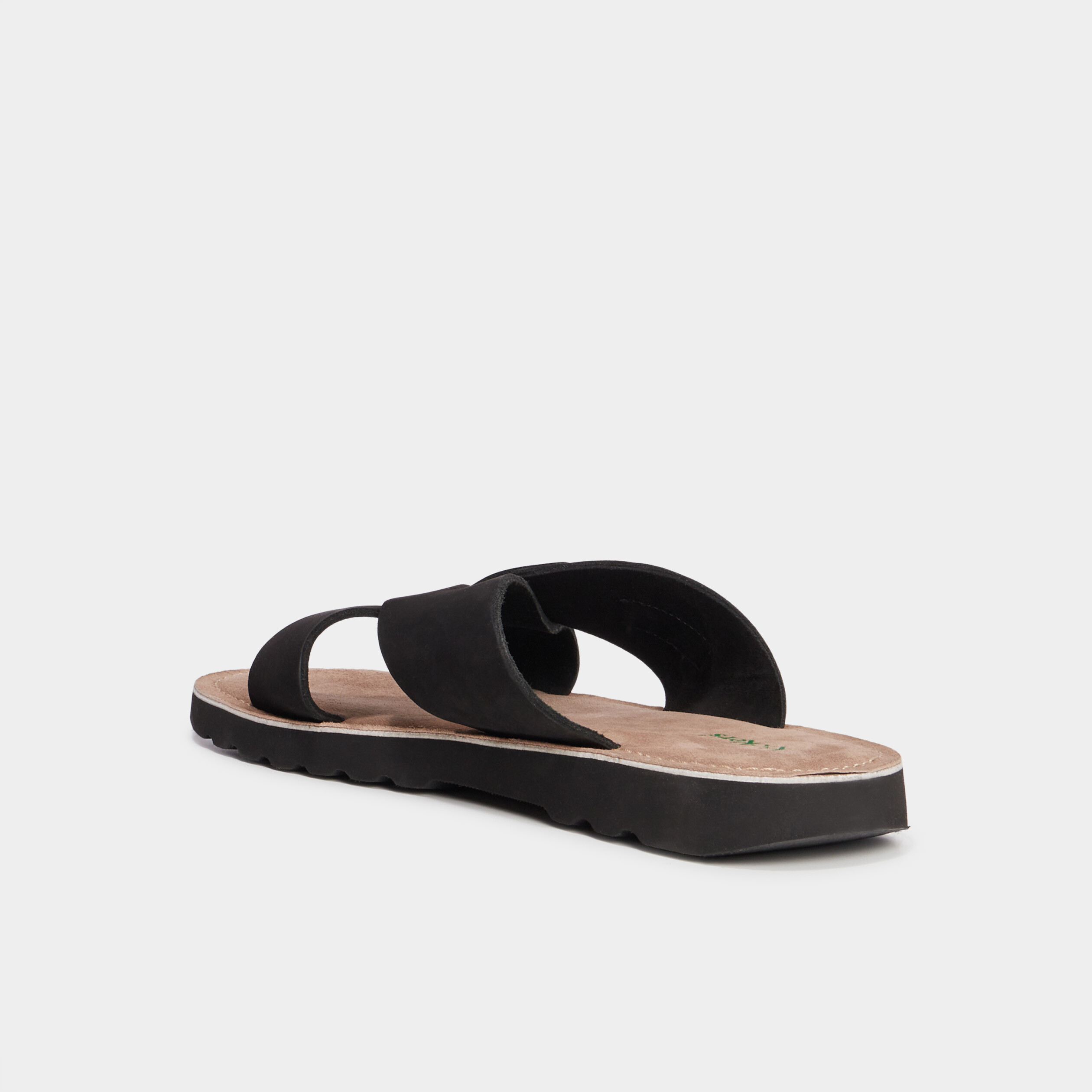 sandales en cuir noir homme Sandales en cuir noir homme