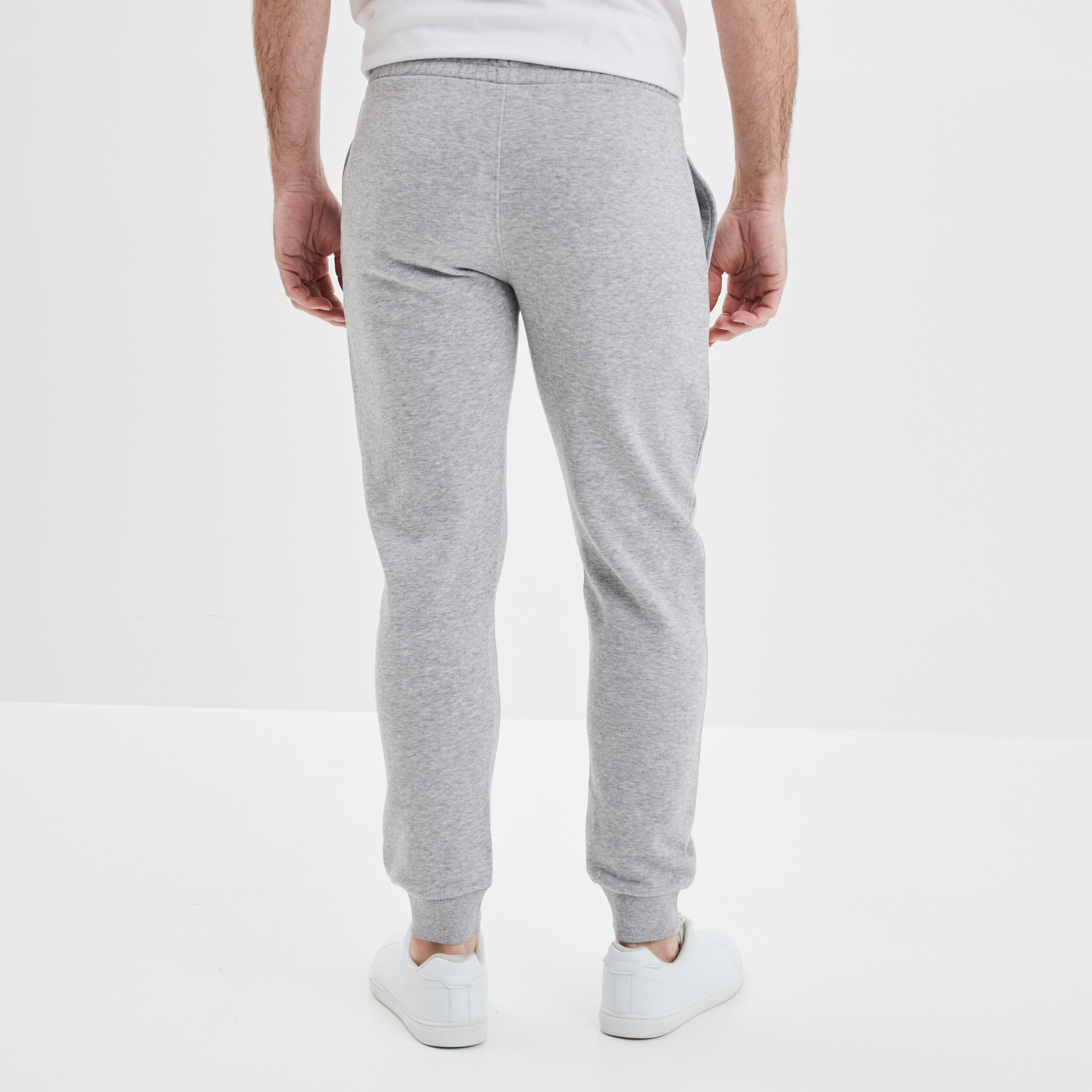 Pantalon de jogging Homme en molleton coupe droite