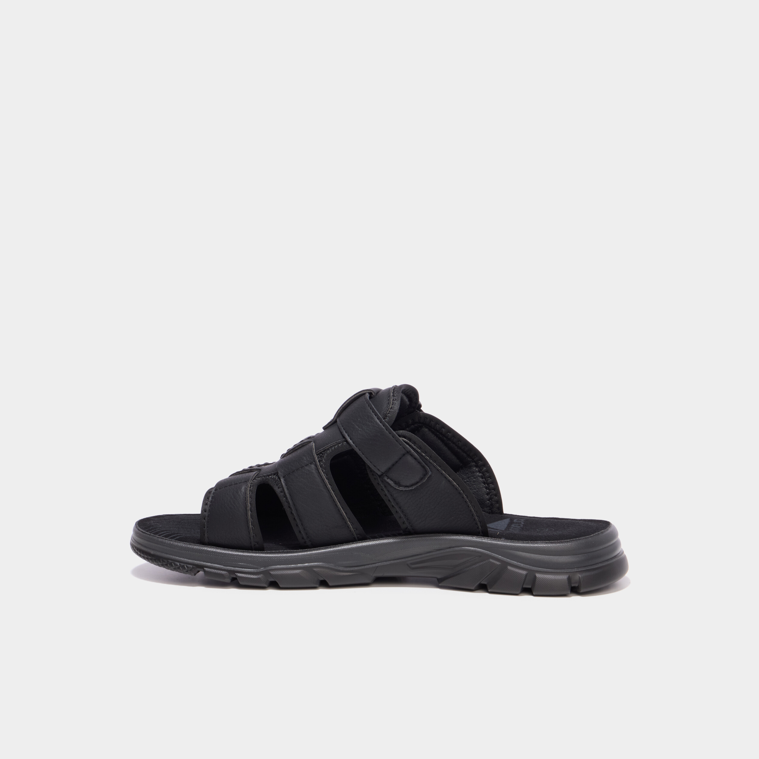 Mules &agrave; scratchs noir homme