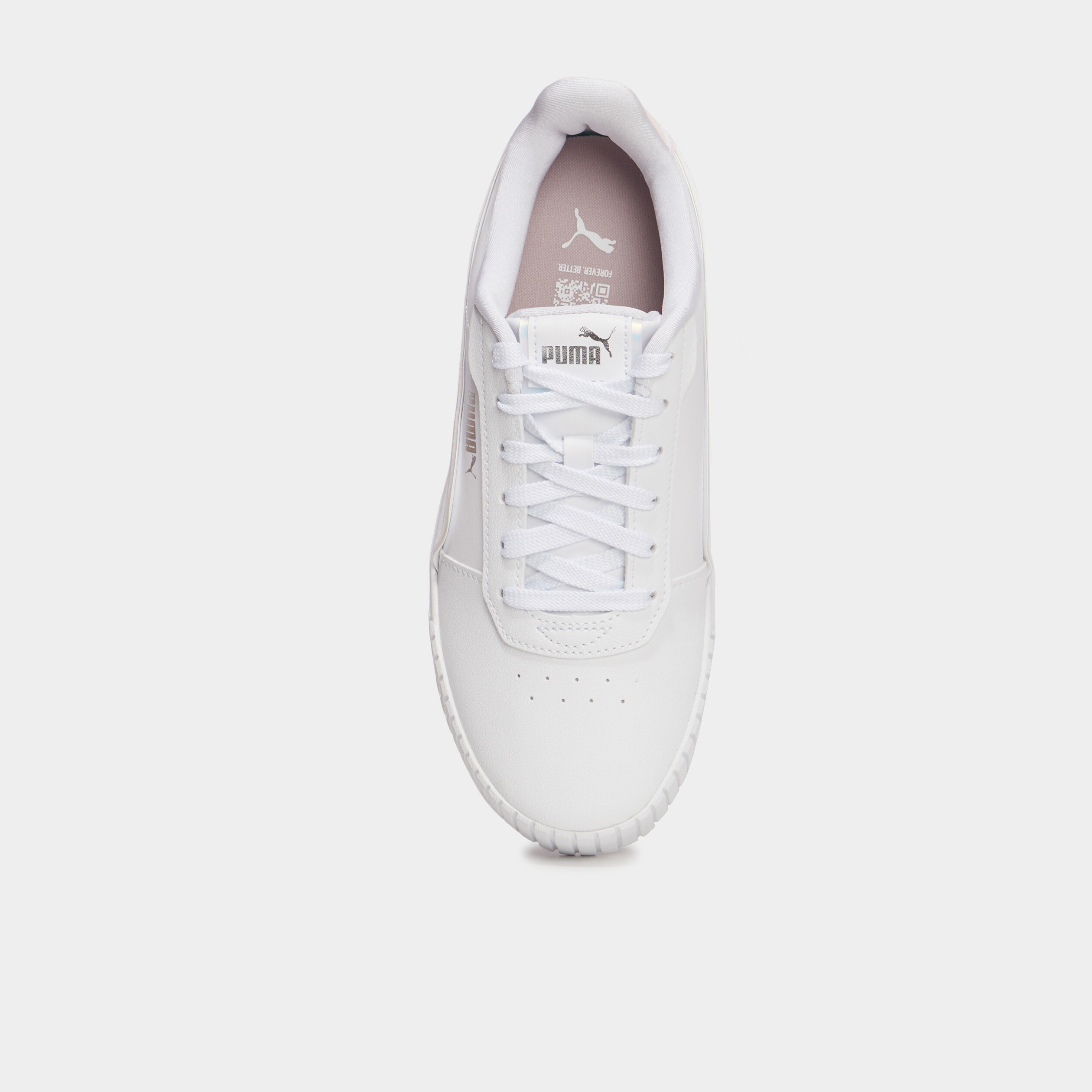 tennis basses a lacets puma carina mauve fille Tennis basses à lacets Puma Carina mauve fille