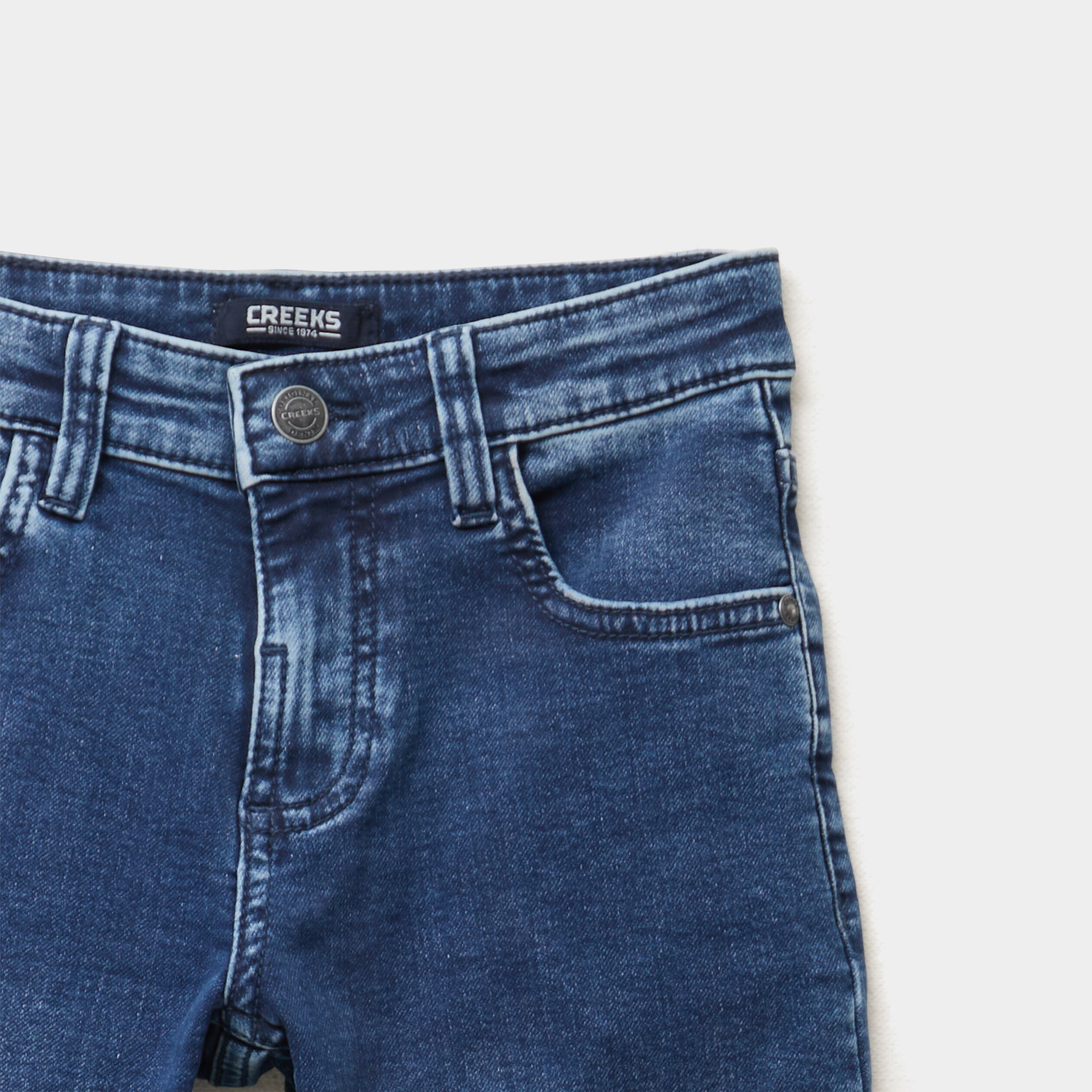 jeans regular 5 poches denim stone garcon Jeans regular 5 poches denim stone garçon