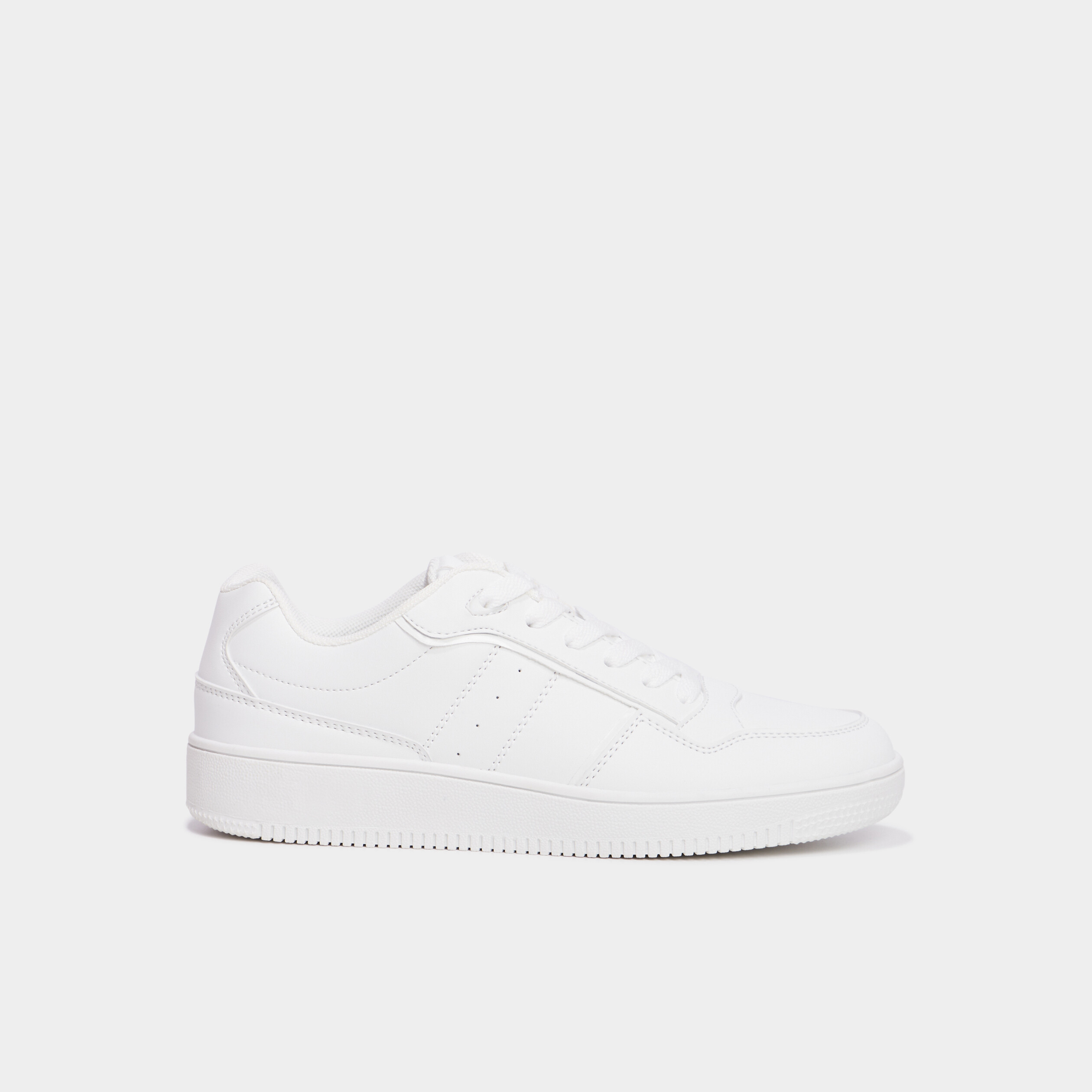 Tennis basses semelle épaisse Creeks blanc femme