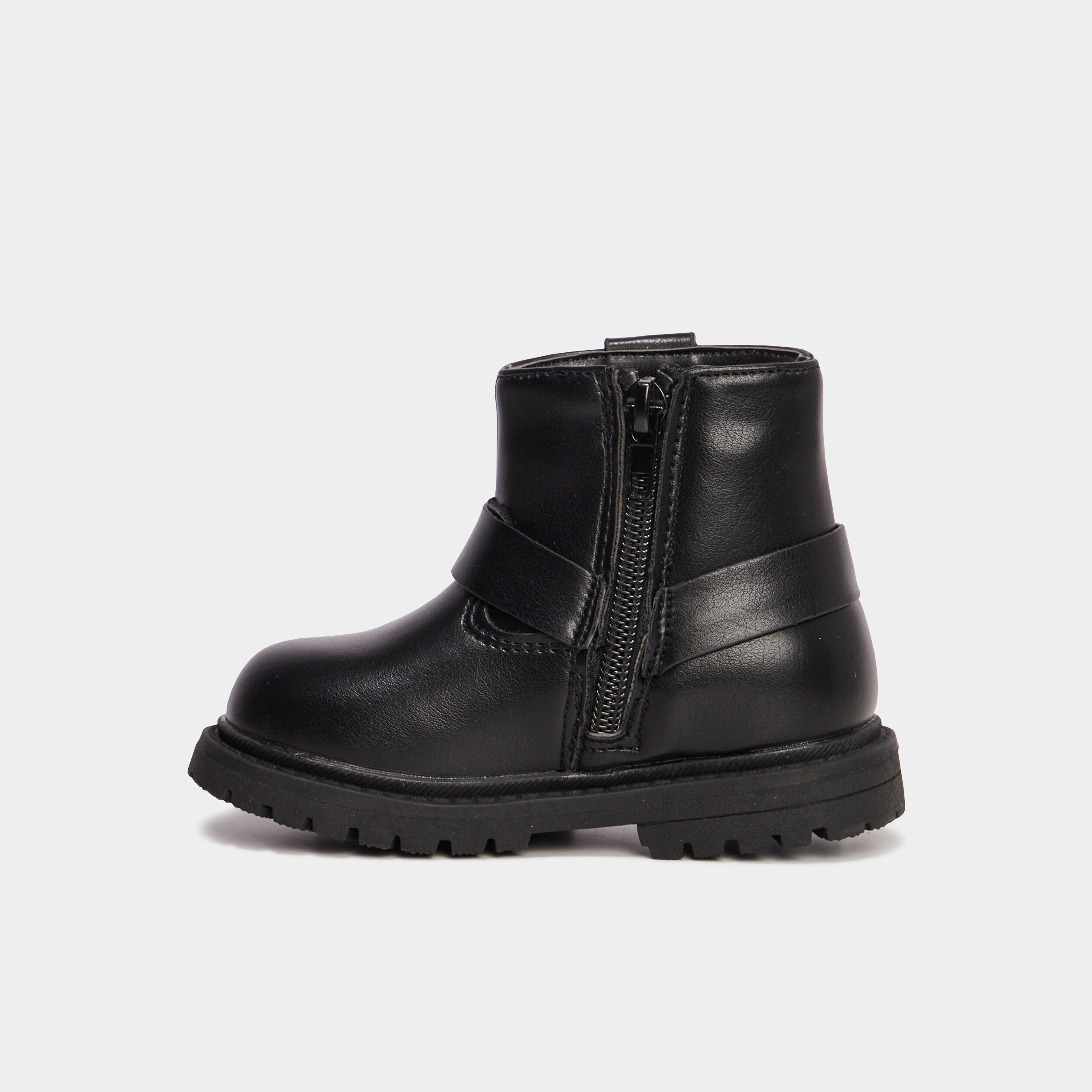 bottines crantees avec boucles liberto noir bebef Bottines crantées avec boucles Liberto noir bébé fille