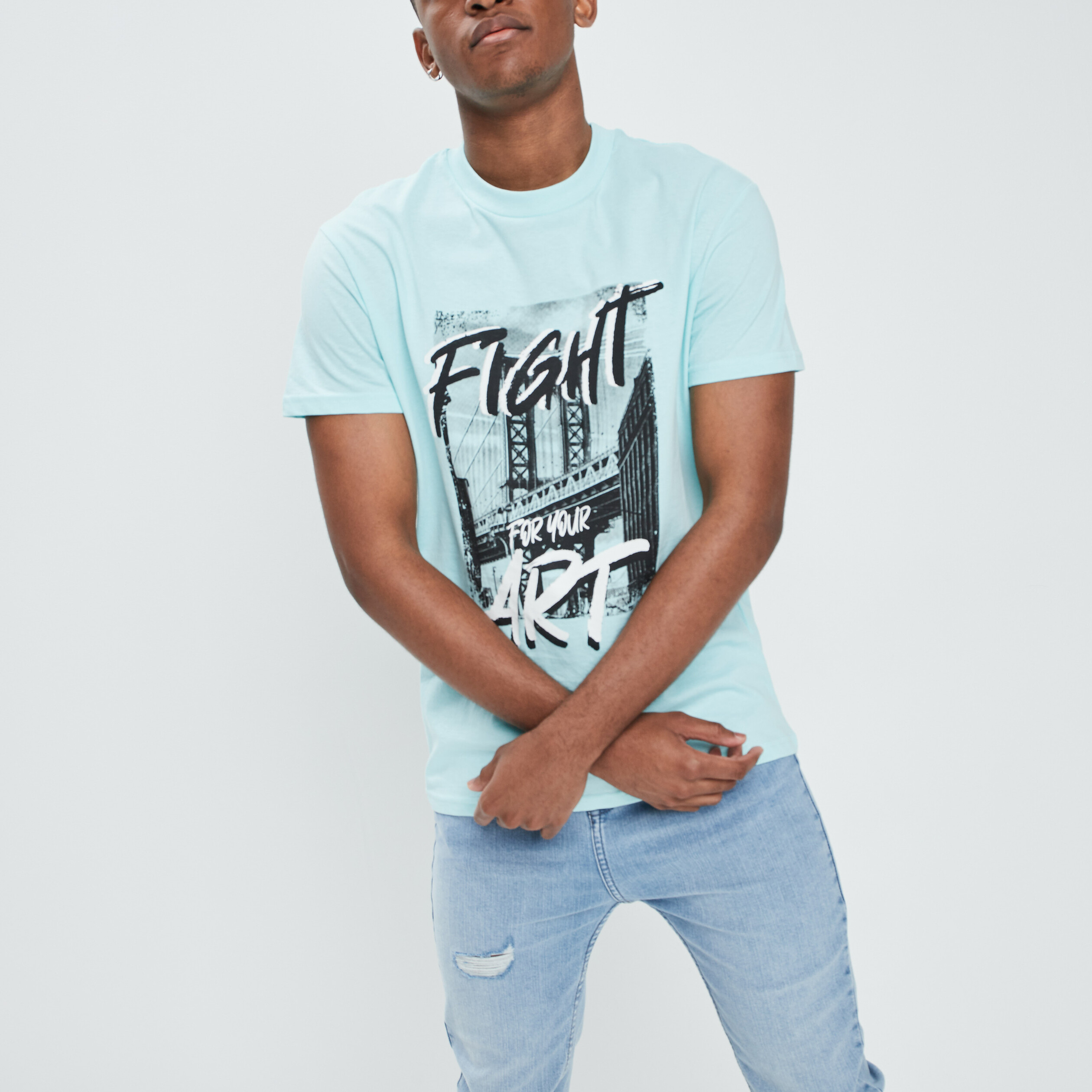 S.Oliver KURZARM - T-shirt Imprimé - Sandstein/beige