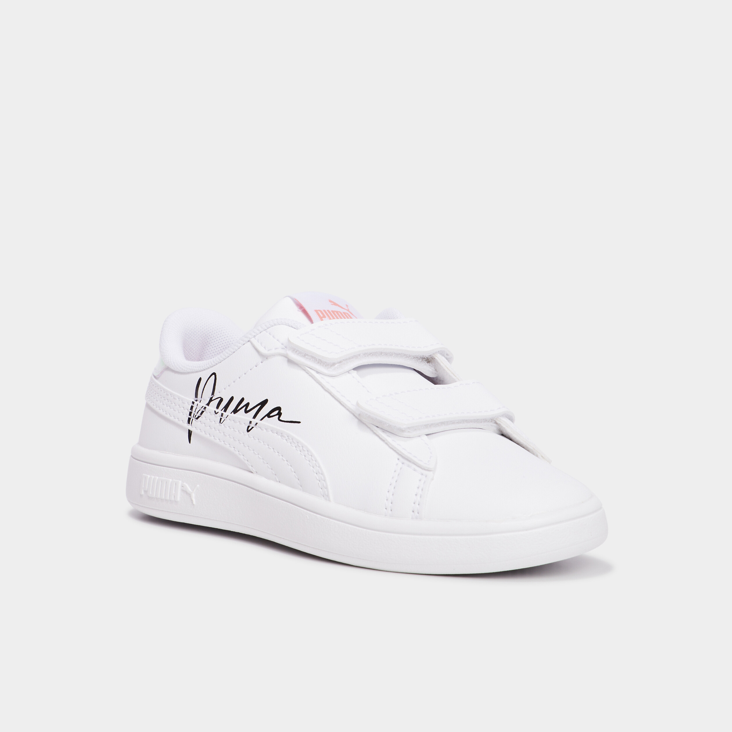 tennis basses puma smash crystal wings blanc fille Tennis basses Puma Smash Crystal Wings blanc fille