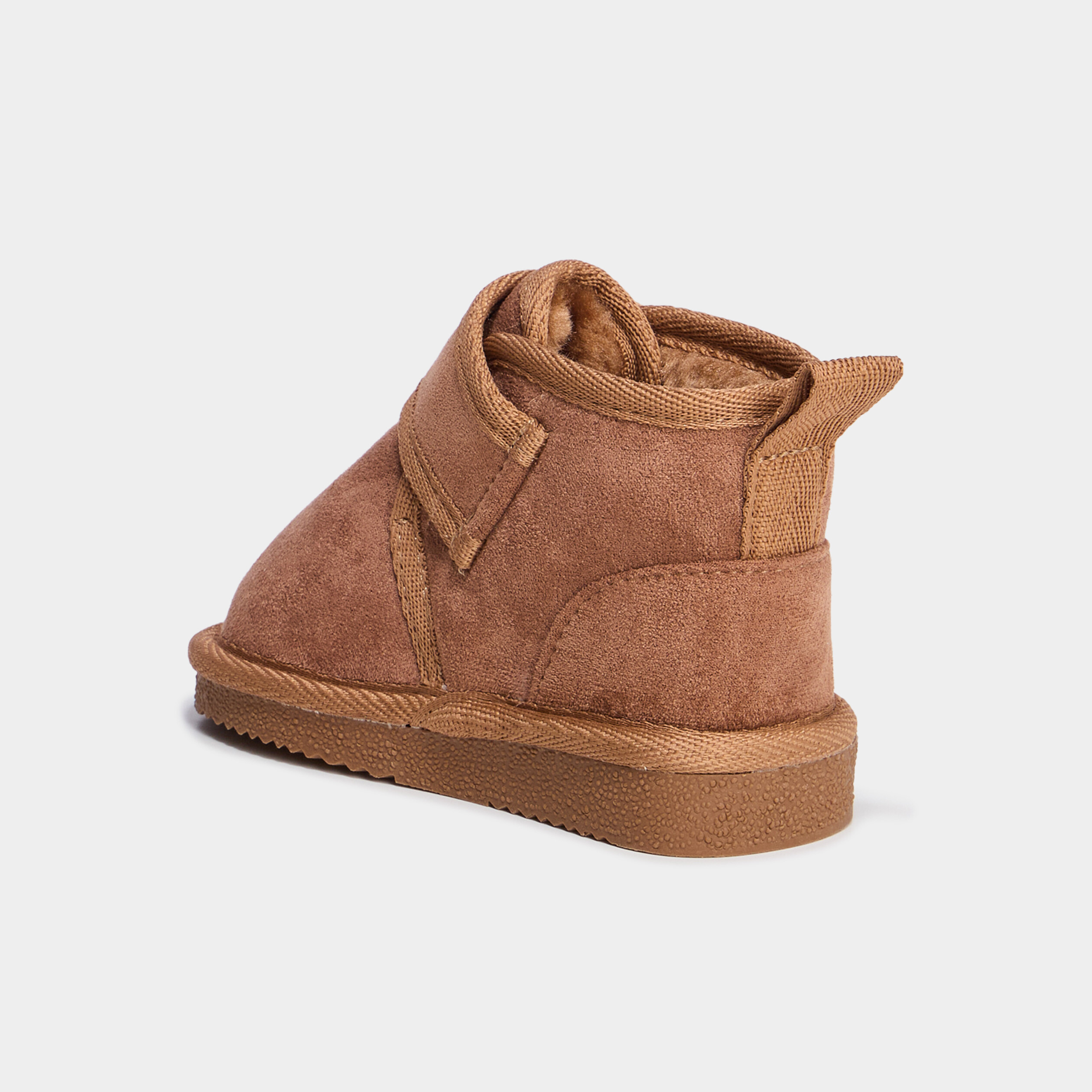 Boots &agrave; scratchs camel b&eacute;b&eacute; gar&ccedil;on