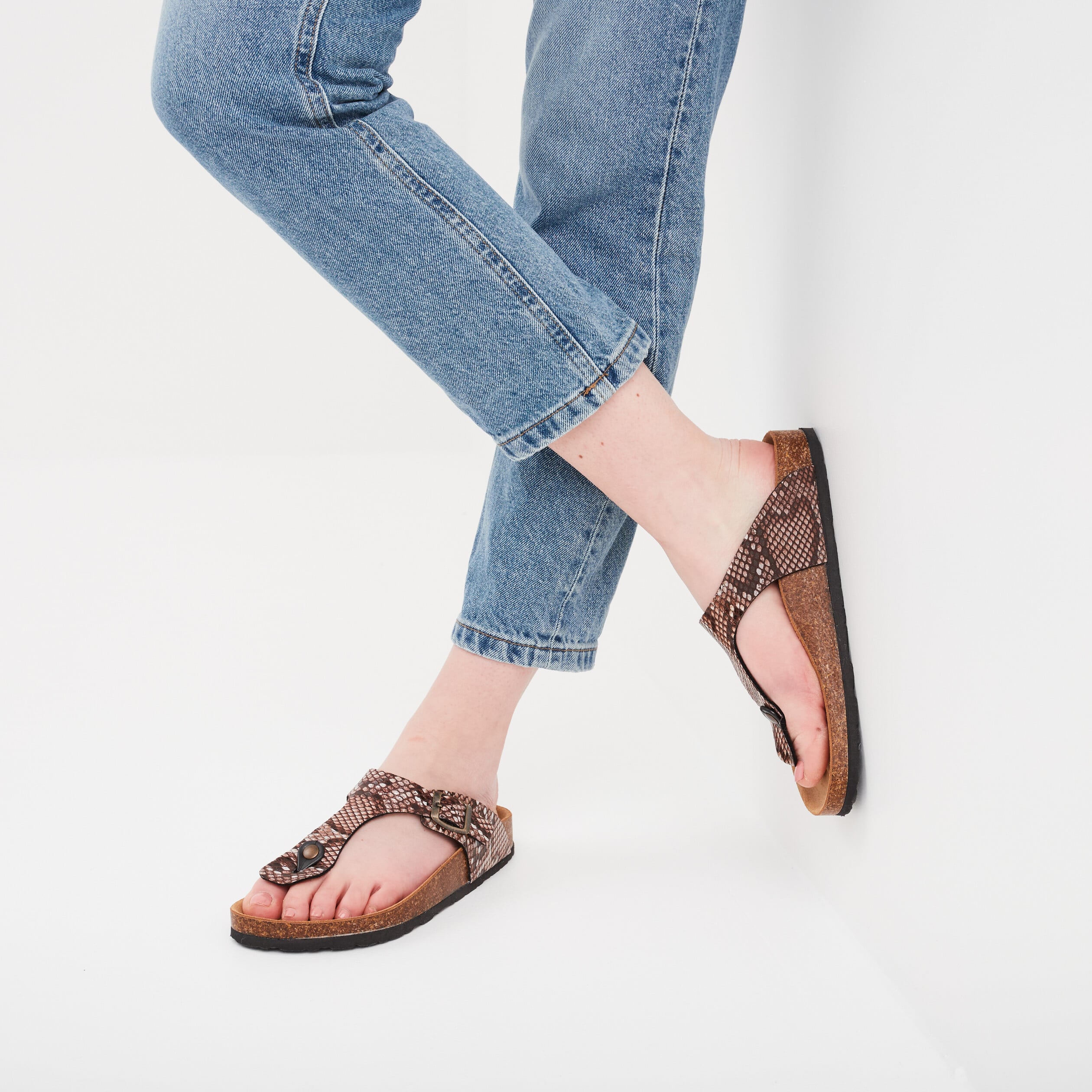 Mules multicolore femme