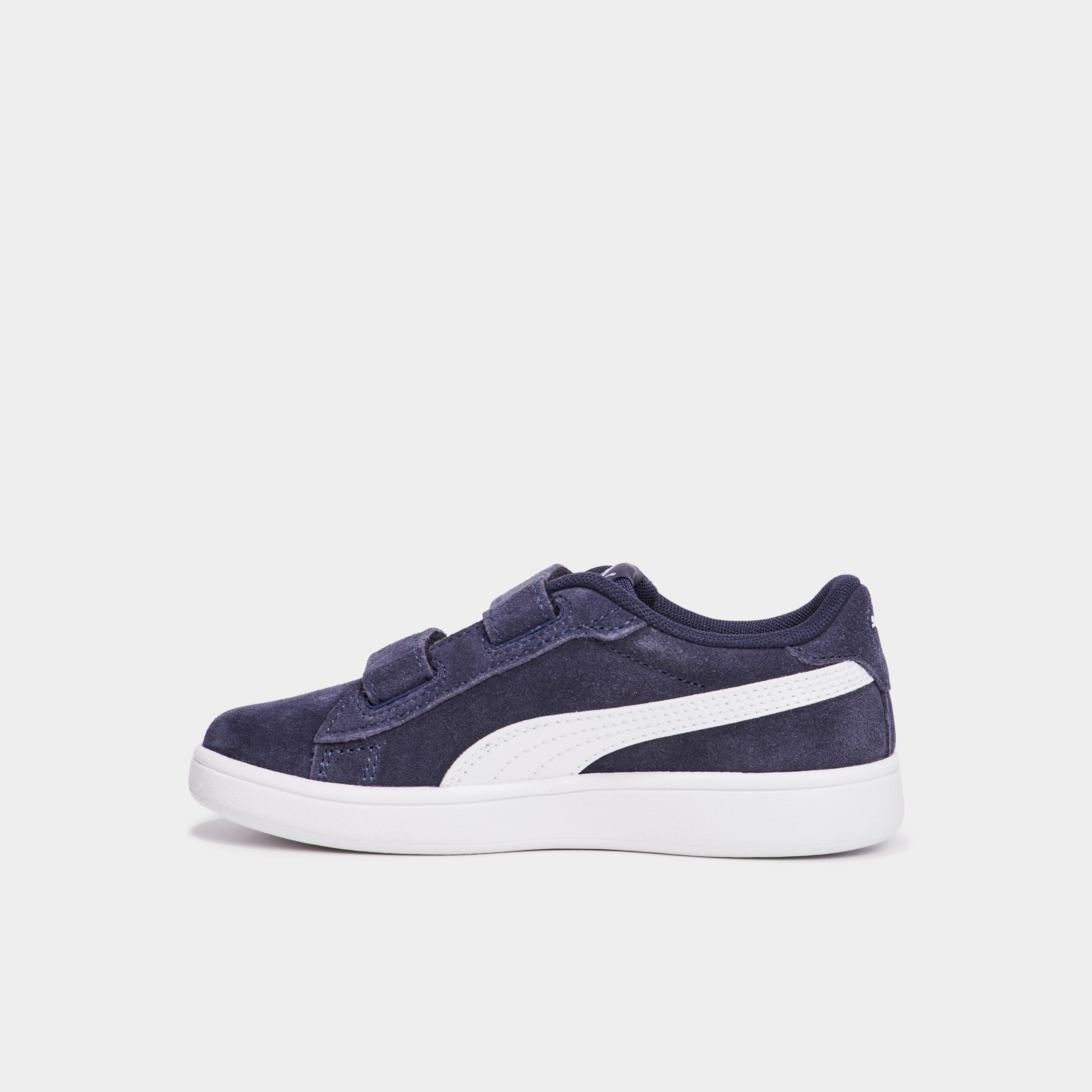 tennis basses en cuir puma smash bleu marine garcon Tennis basses en cuir Puma Smash bleu marine garçon