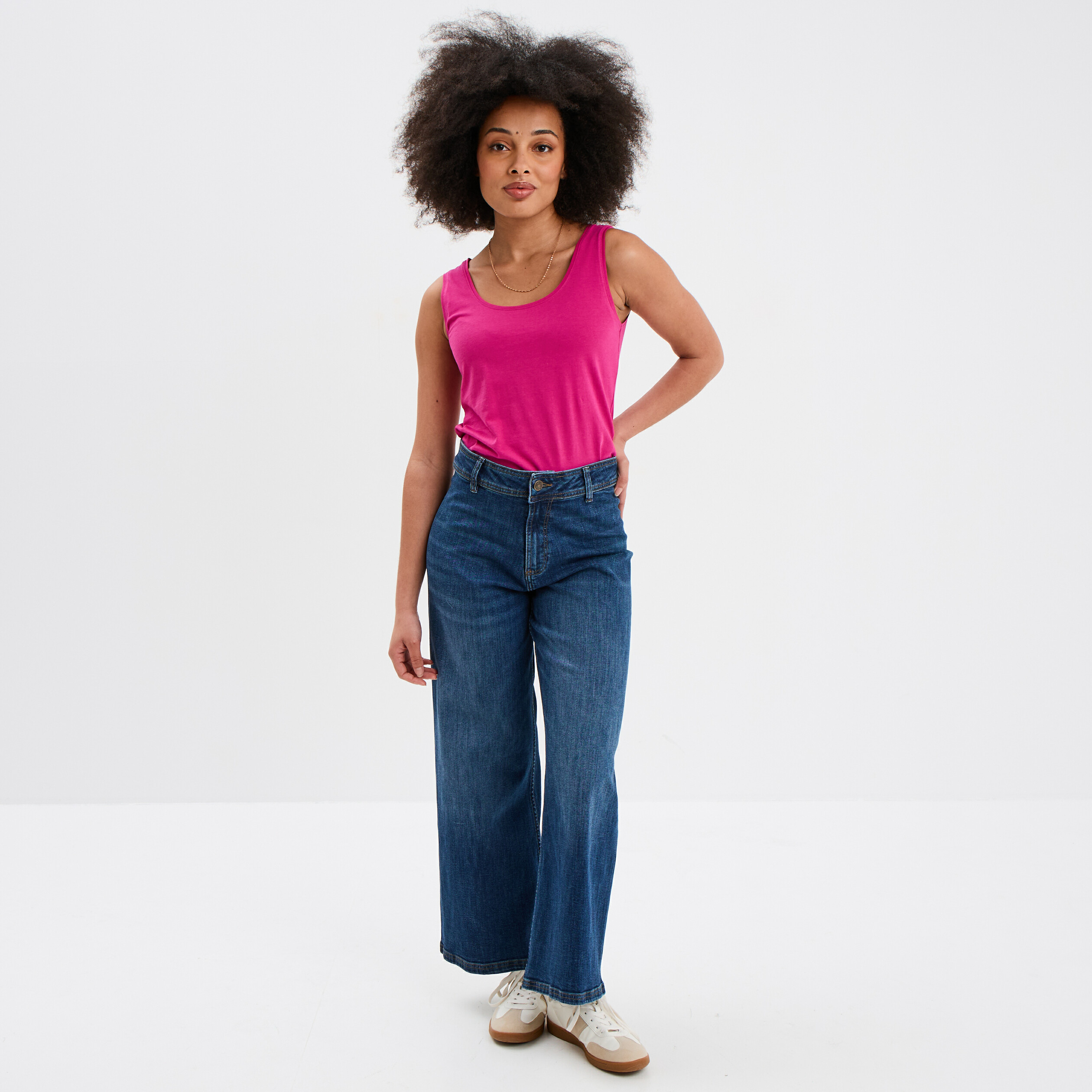 Lot De 2 T-shirts à Bretelles NEXT - Rose Et Bleu, Taille 9 Ans, Occasion Très Bon état