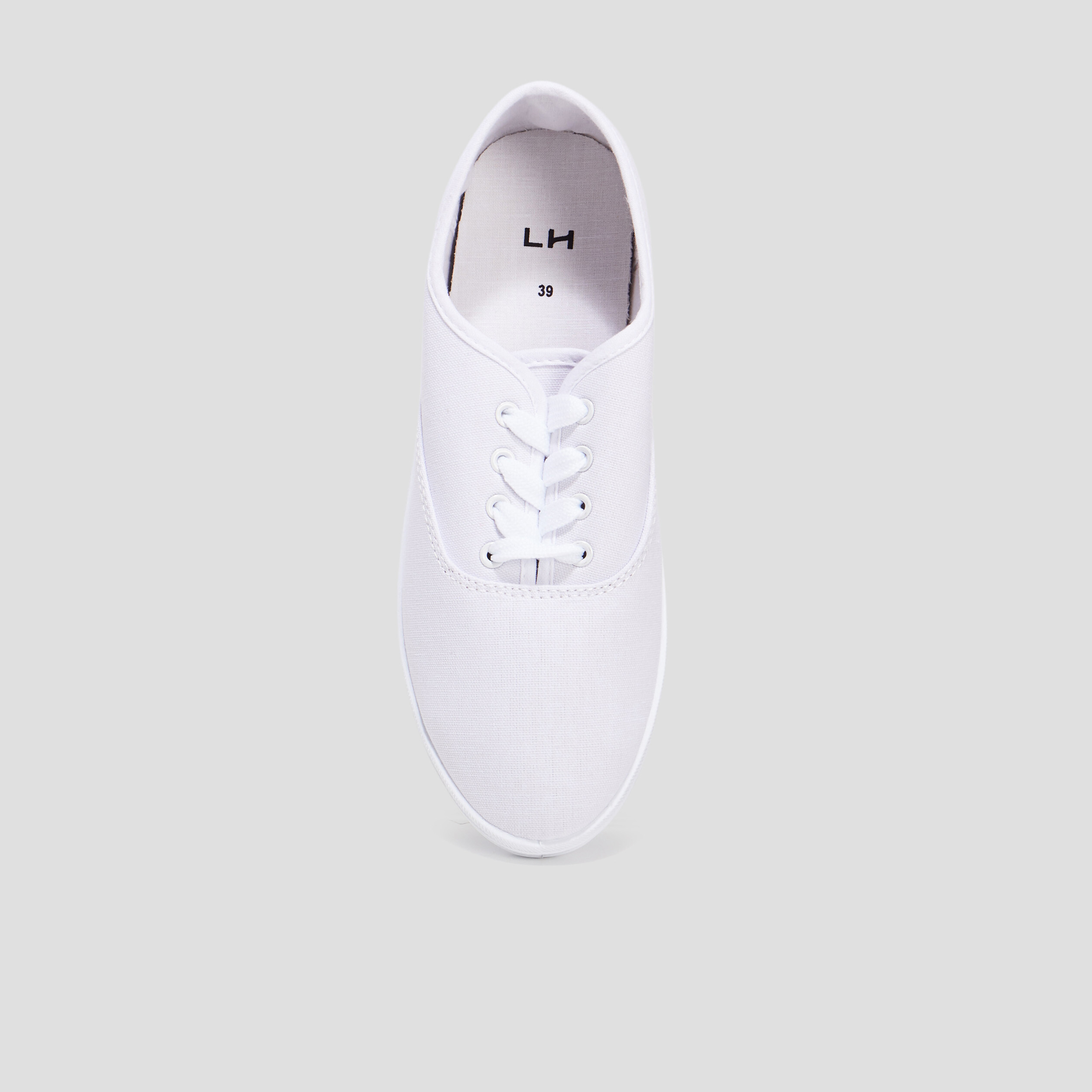 Sneakers Femme Toile Blanche Flash Sales, SAVE 34% 