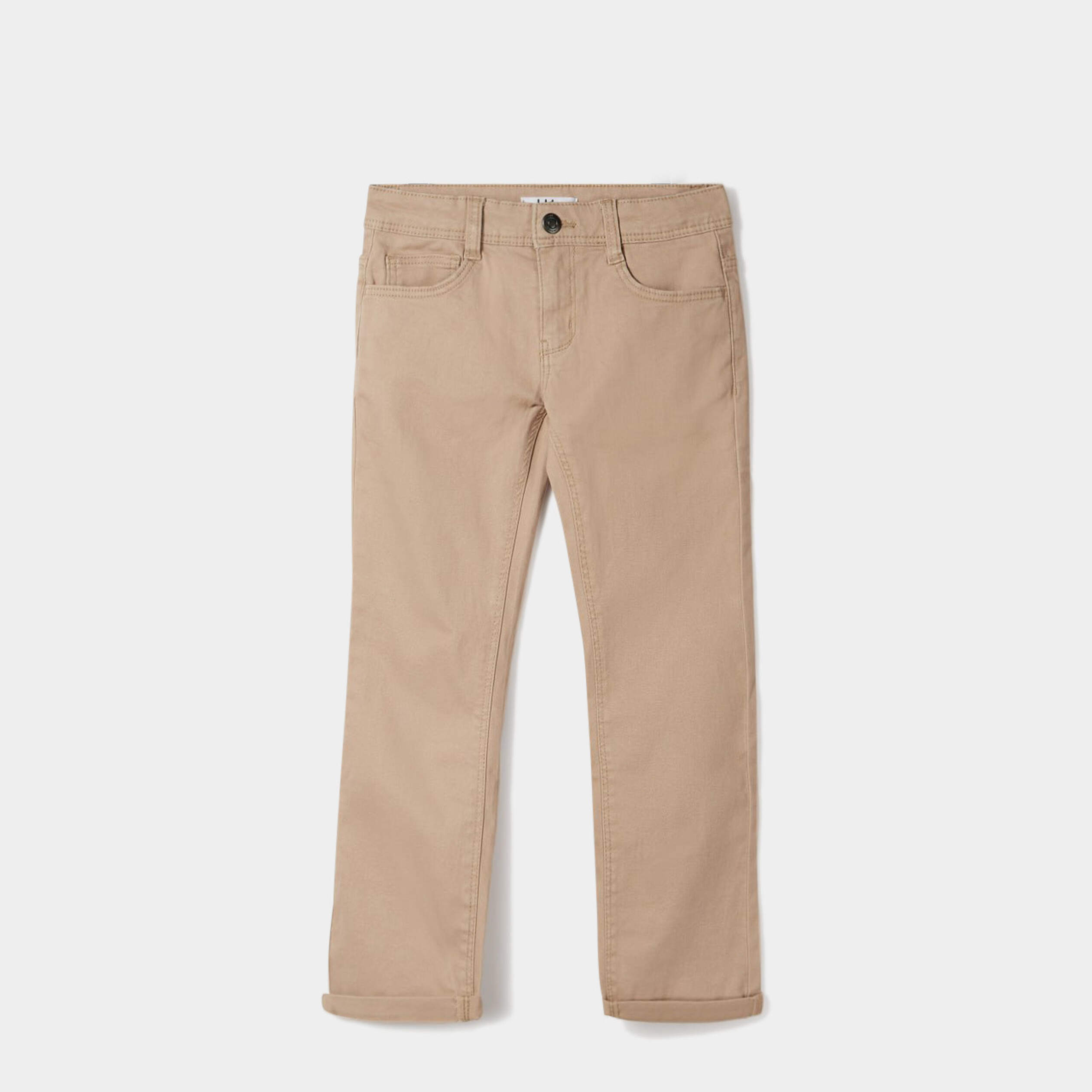 Pantalon regular avec poches sable gar&ccedil;on
