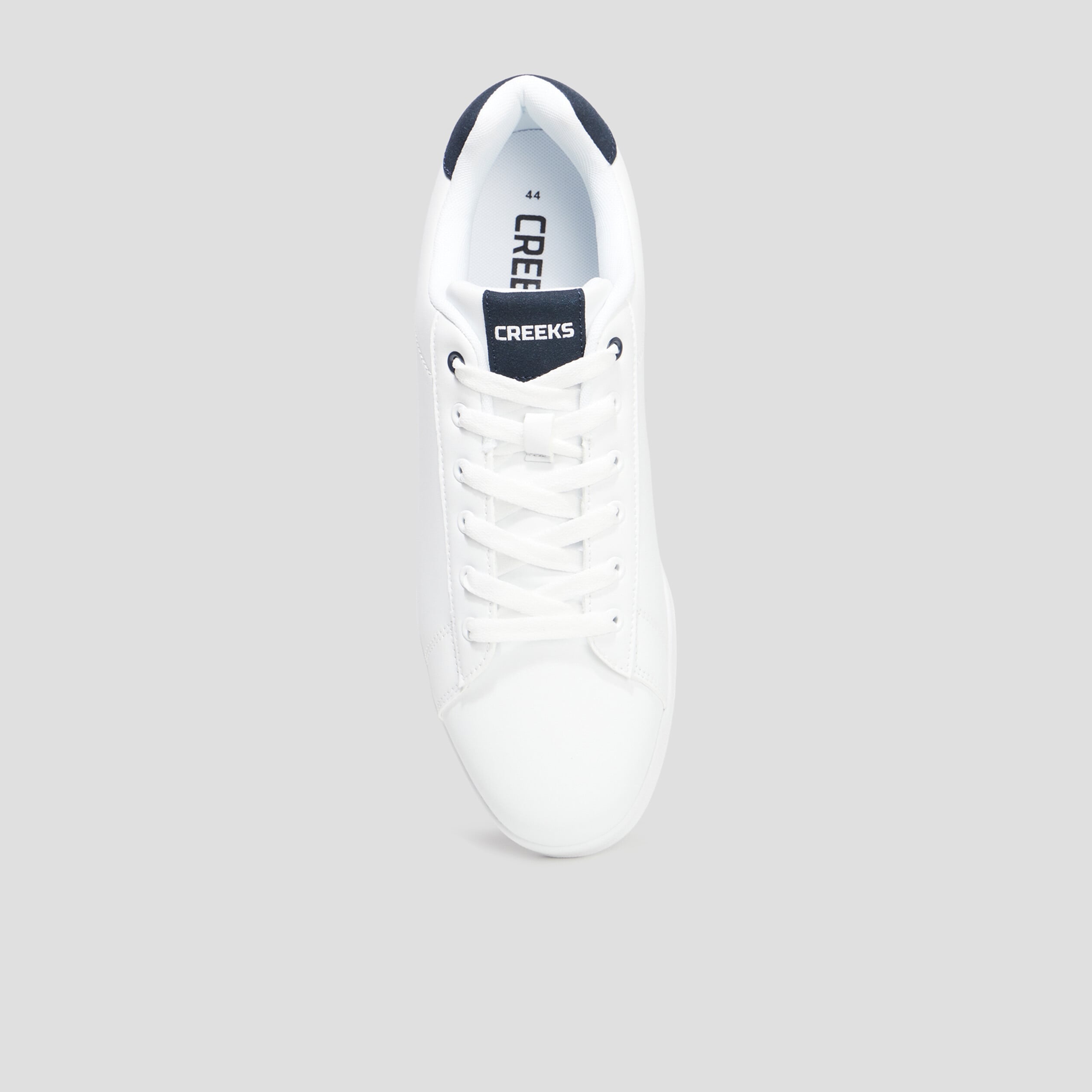 Baskets &agrave; lacets blanc homme