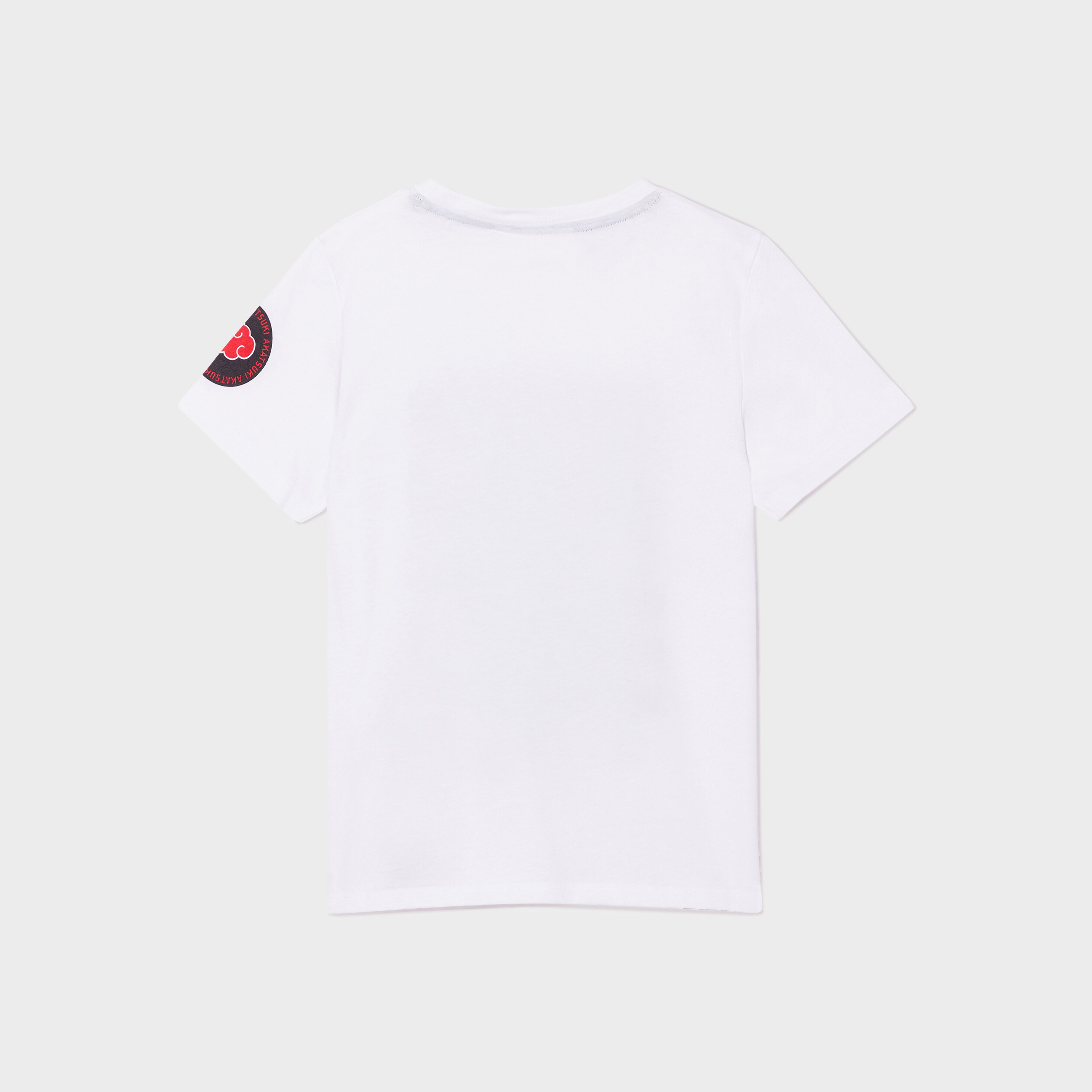 t shirt manches courtes naruto akatsuki blanc garcon T-shirt manches courtes Naruto Akatsuki blanc garçon