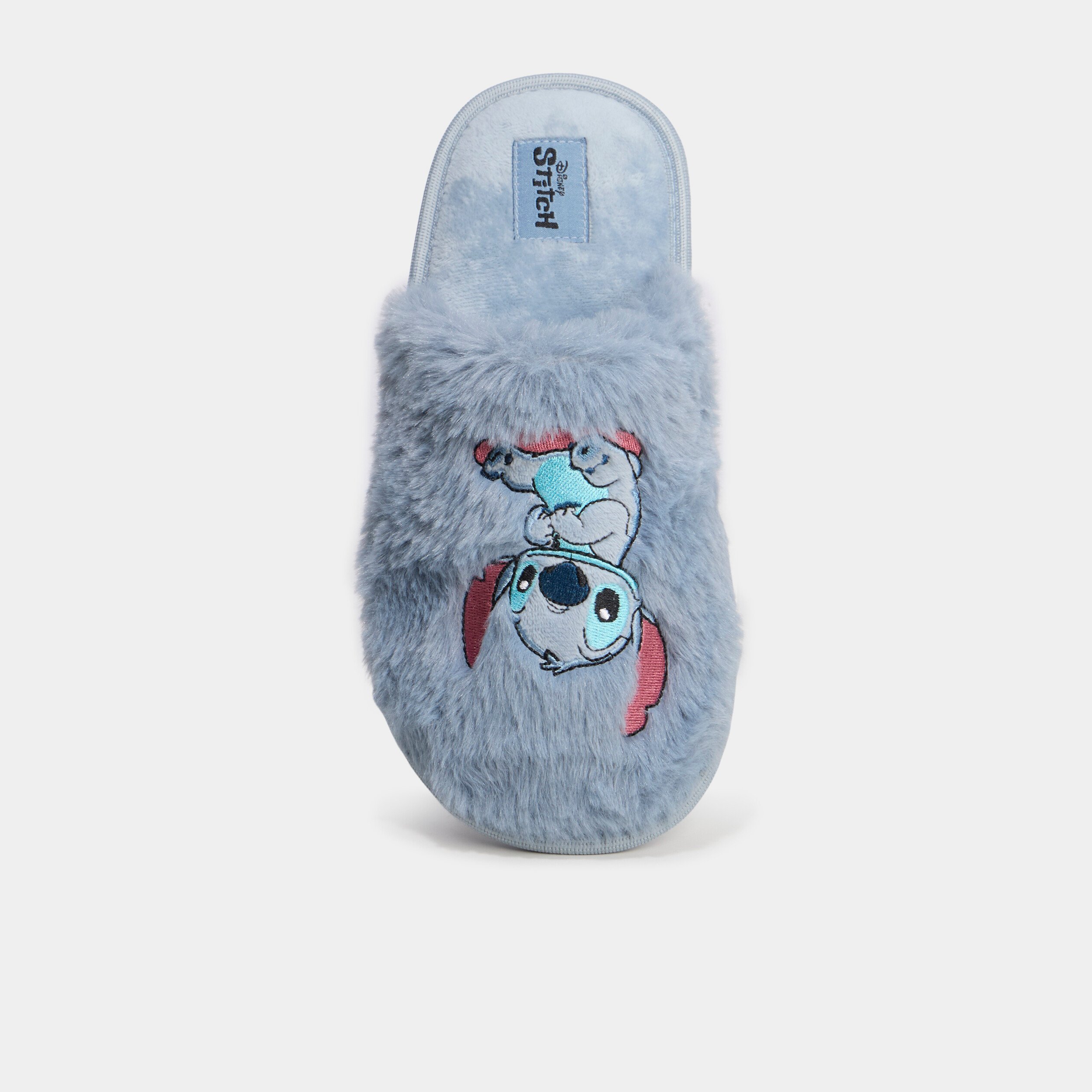 chaussons mules stitch bleu femme Chaussons mules Stitch bleu femme