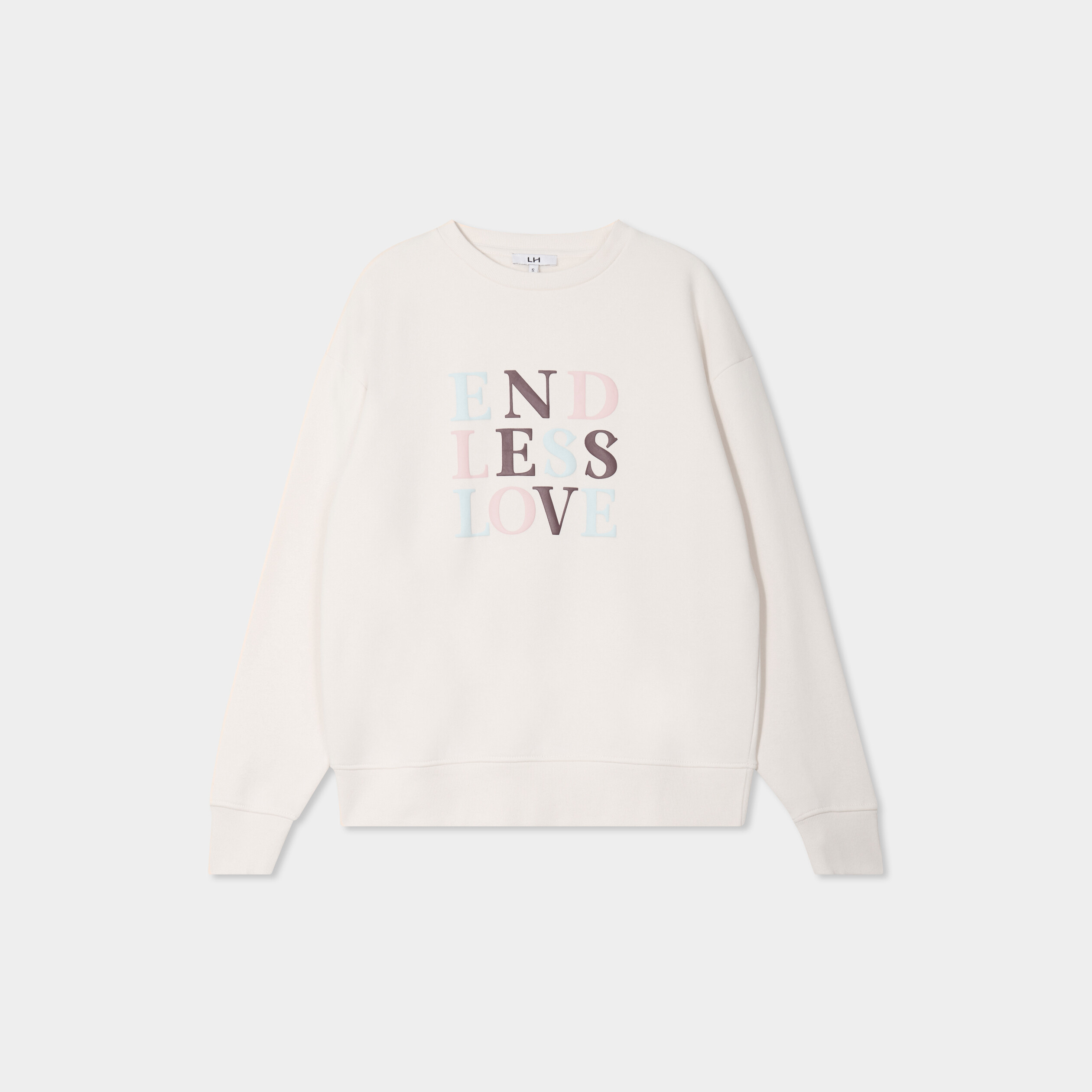 sweat col rond manches longues blanc femme Sweat col rond manches longues blanc femme