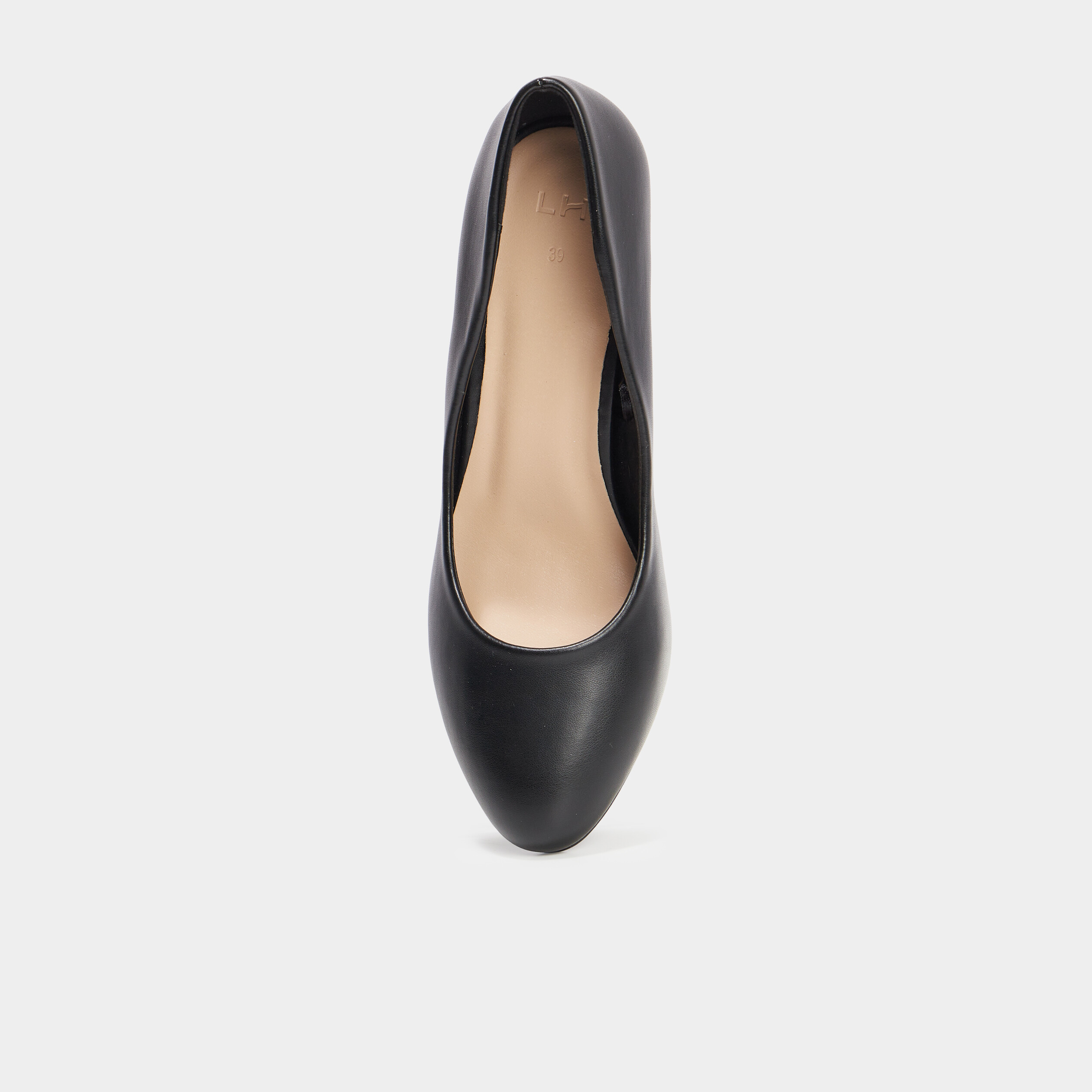 Escarpins iris&eacute;s noir femme