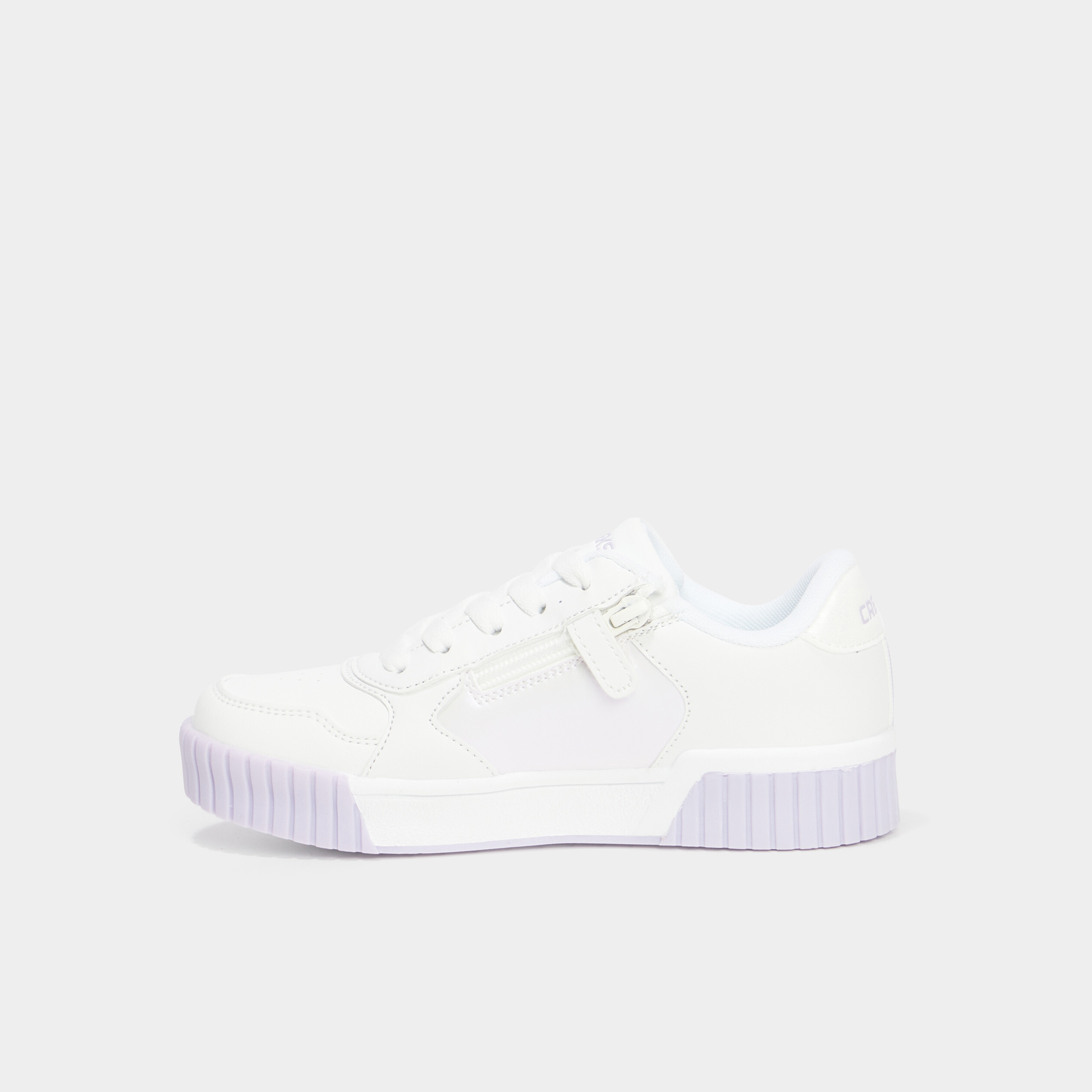 tennis zippees semelle epaisse parme fille Tennis zippées semelle épaisse parme fille