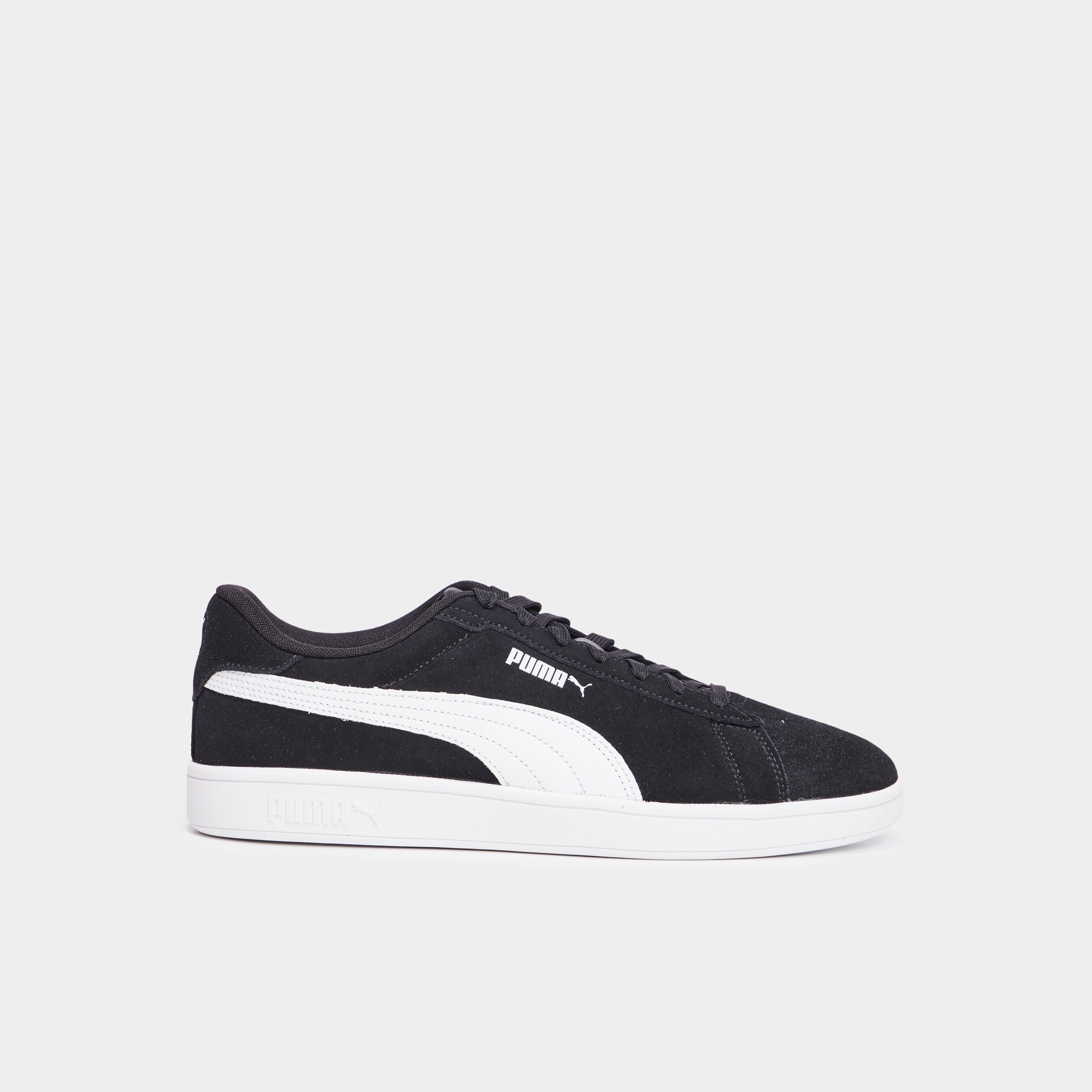 Baskets cuir su&eacute;dine Puma Smash V3 noir homme
