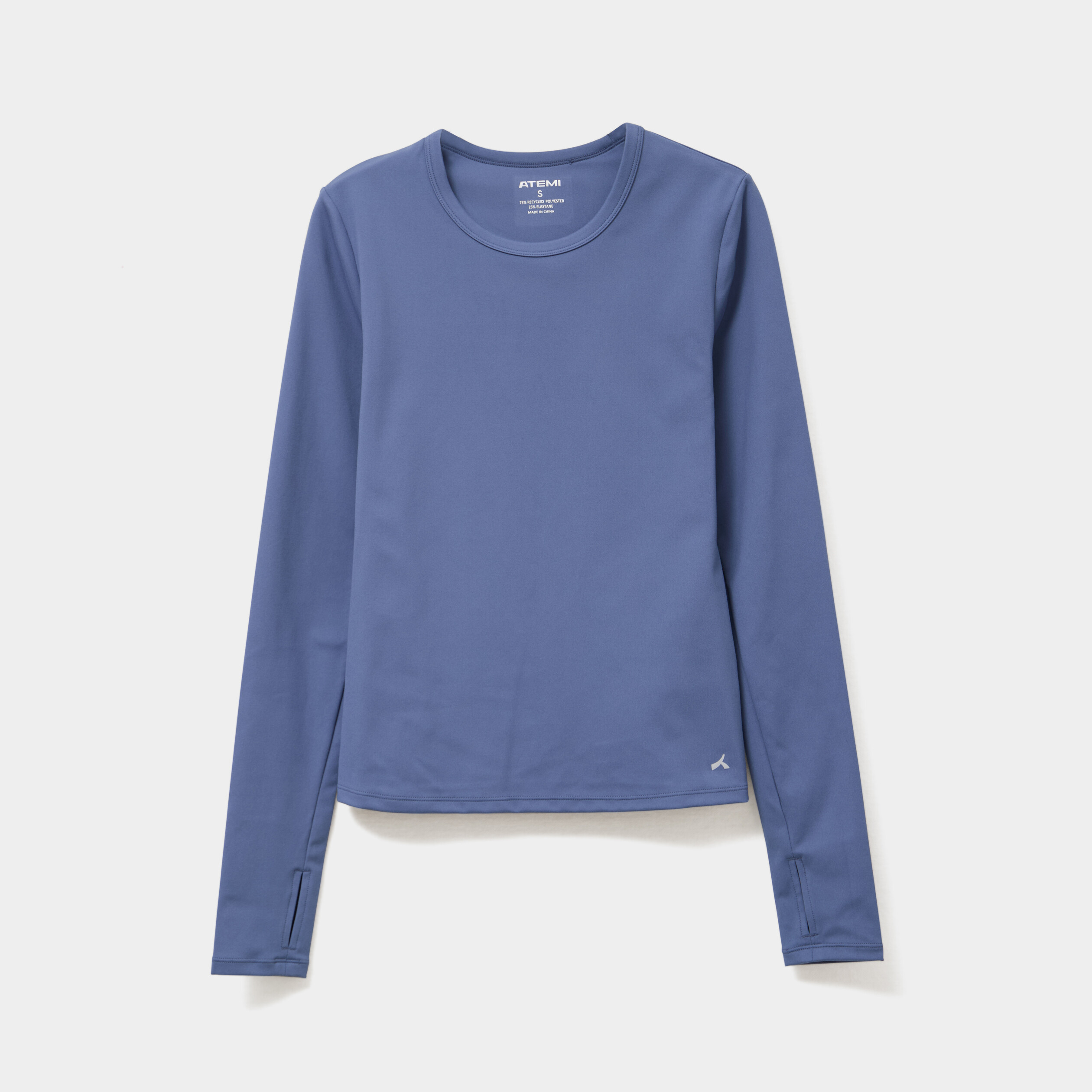 T-SHIRT SEAMLESS CONFORT MANCHES LONGUES DE TRAIL RUNNING FEMME BLEU