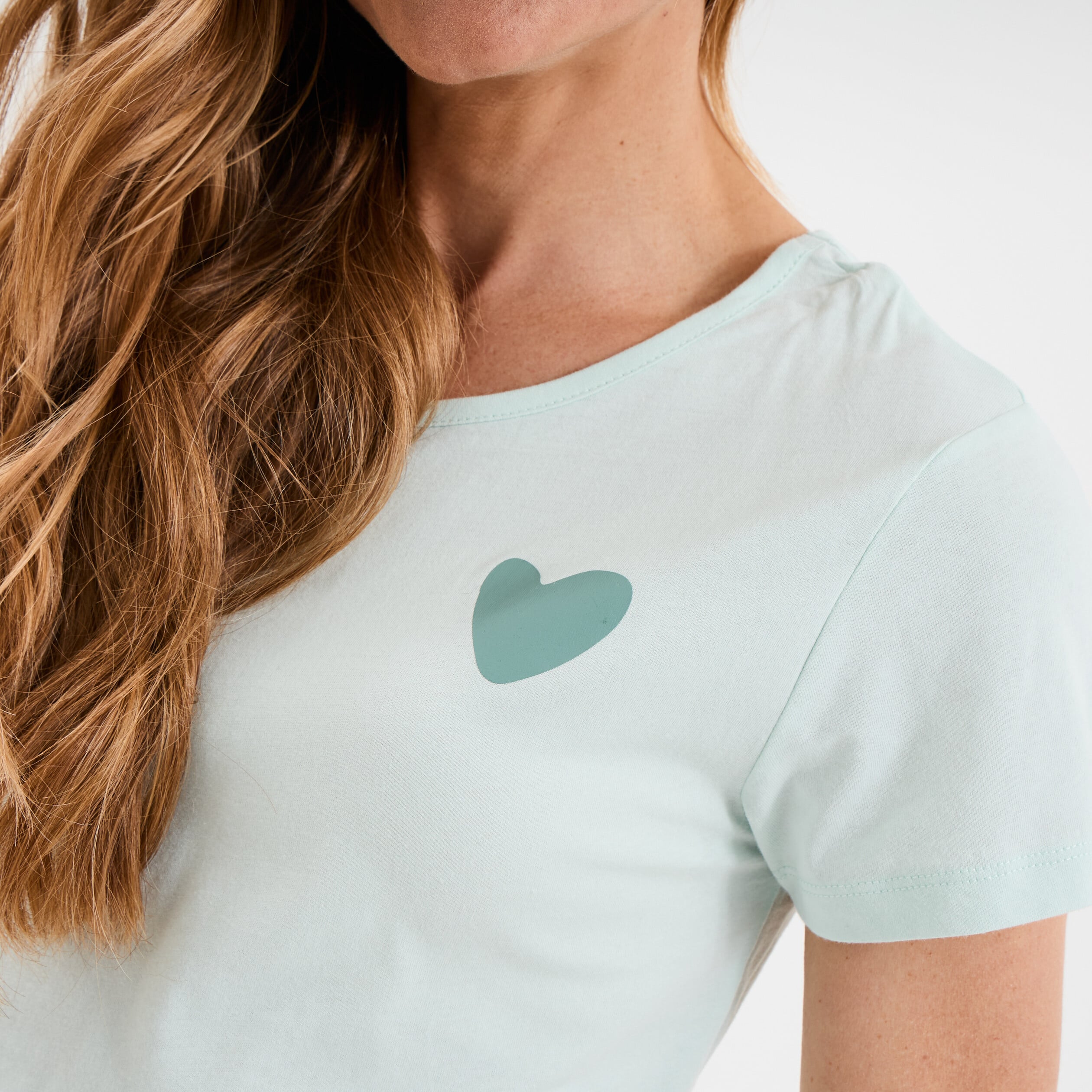 Ensemble pyjama short et t-shirt coton ecru femme