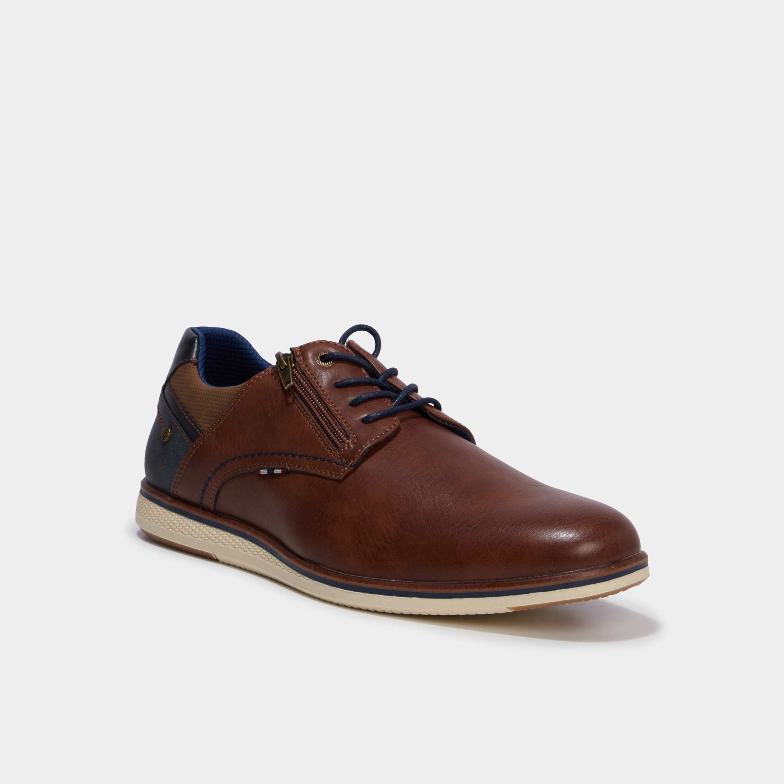 Derbies &agrave; lacets marron homme